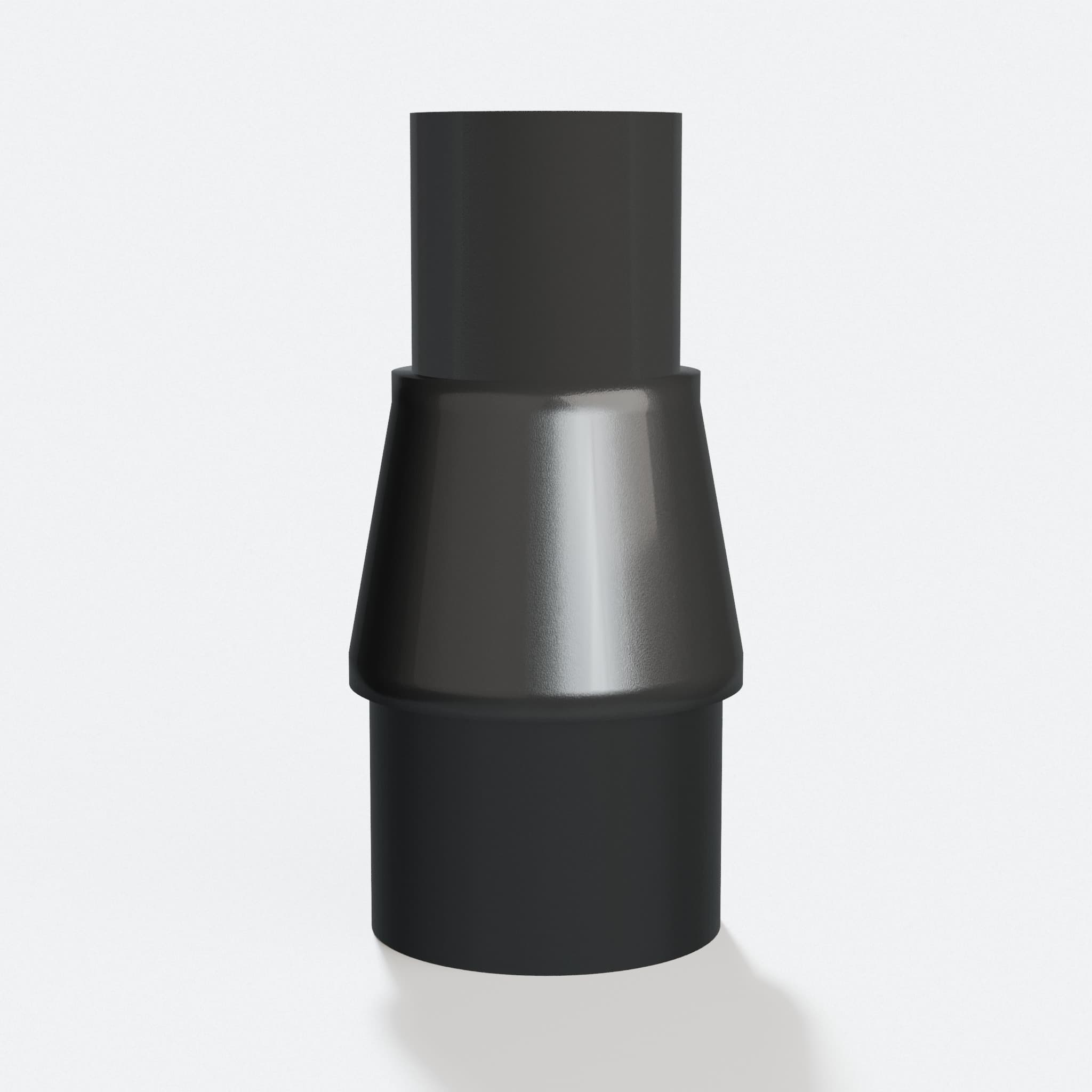 PETG adapter from 27 mm Festool port to Festool CT 36 36 mm, three quarter view