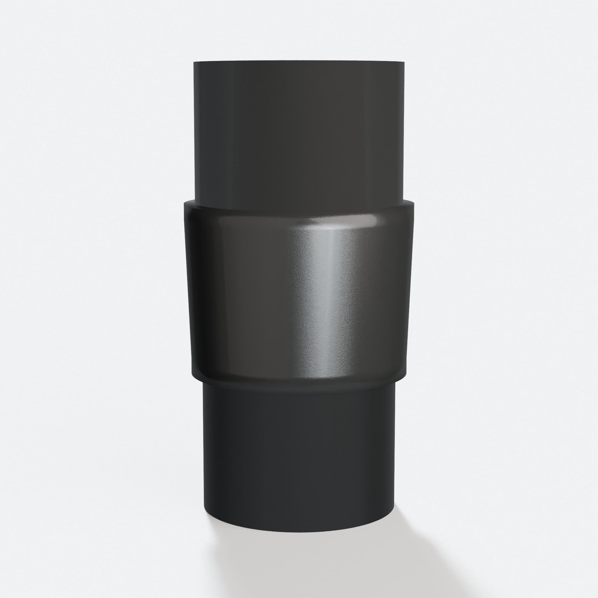 PETG adapter from 38.1 mm Craftsman port to Festool CT 48 36 mm, three quarter view