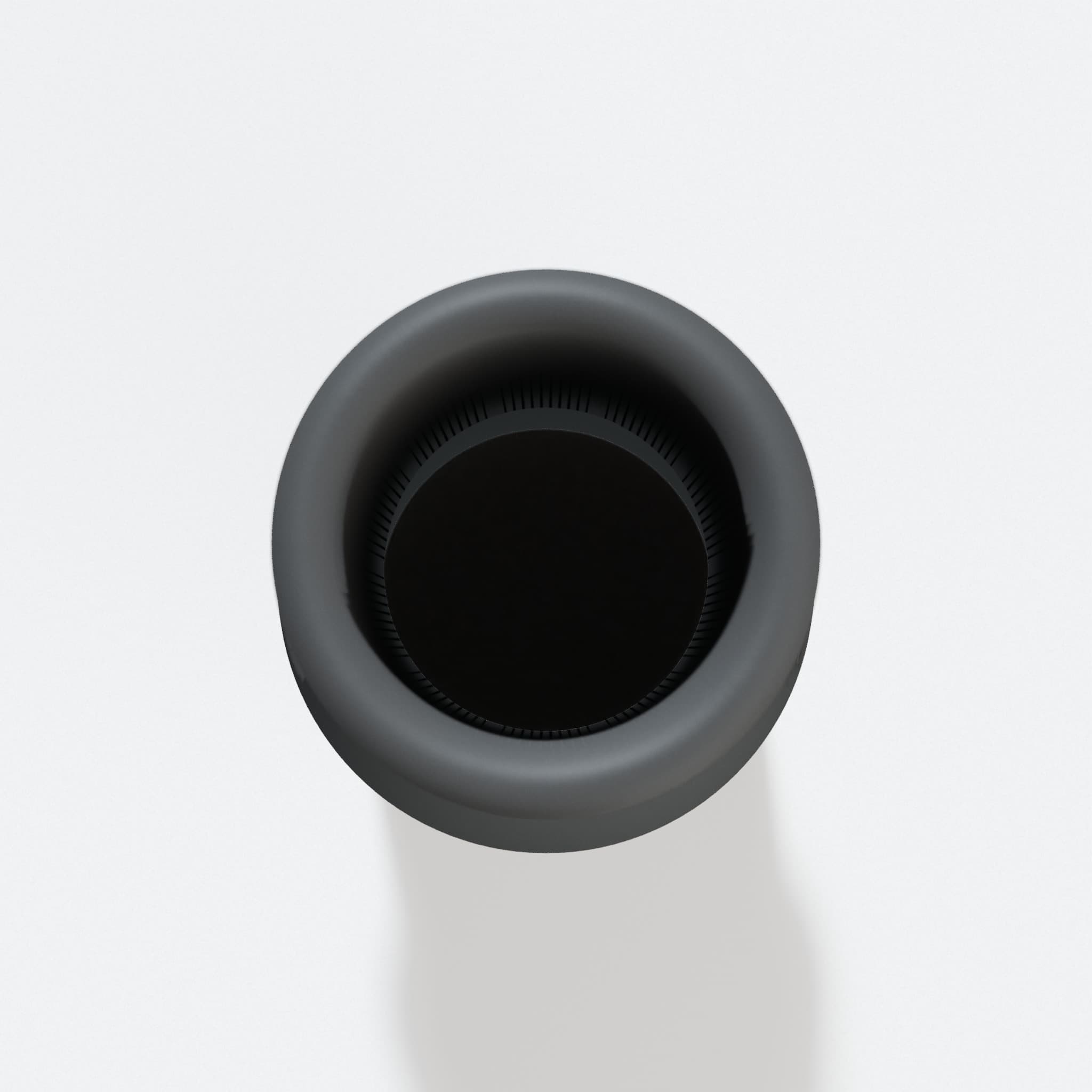 Top view into the 31.75 mm opening of the DJV182 adapter