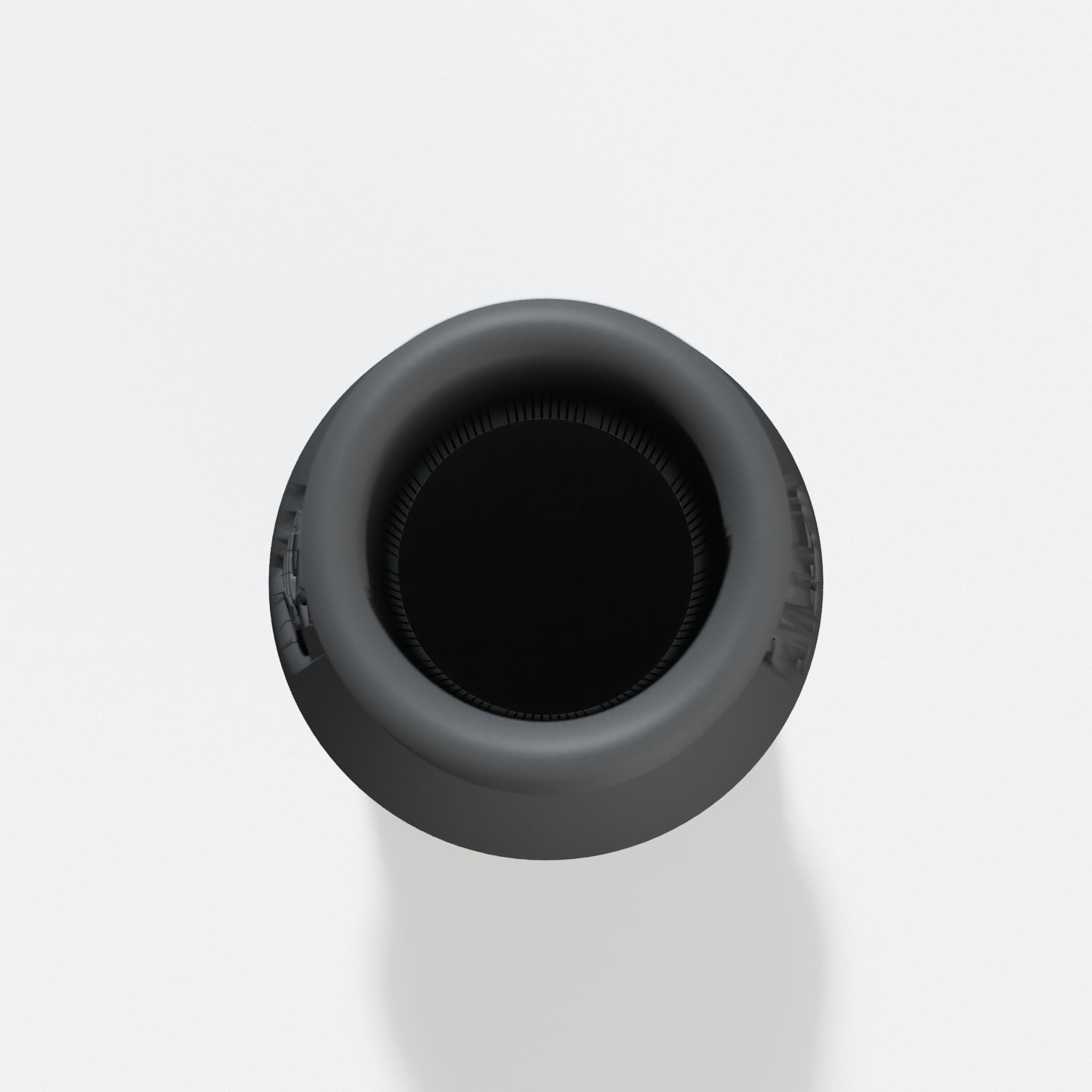 Top view into the 36 mm opening of the DJV182 adapter