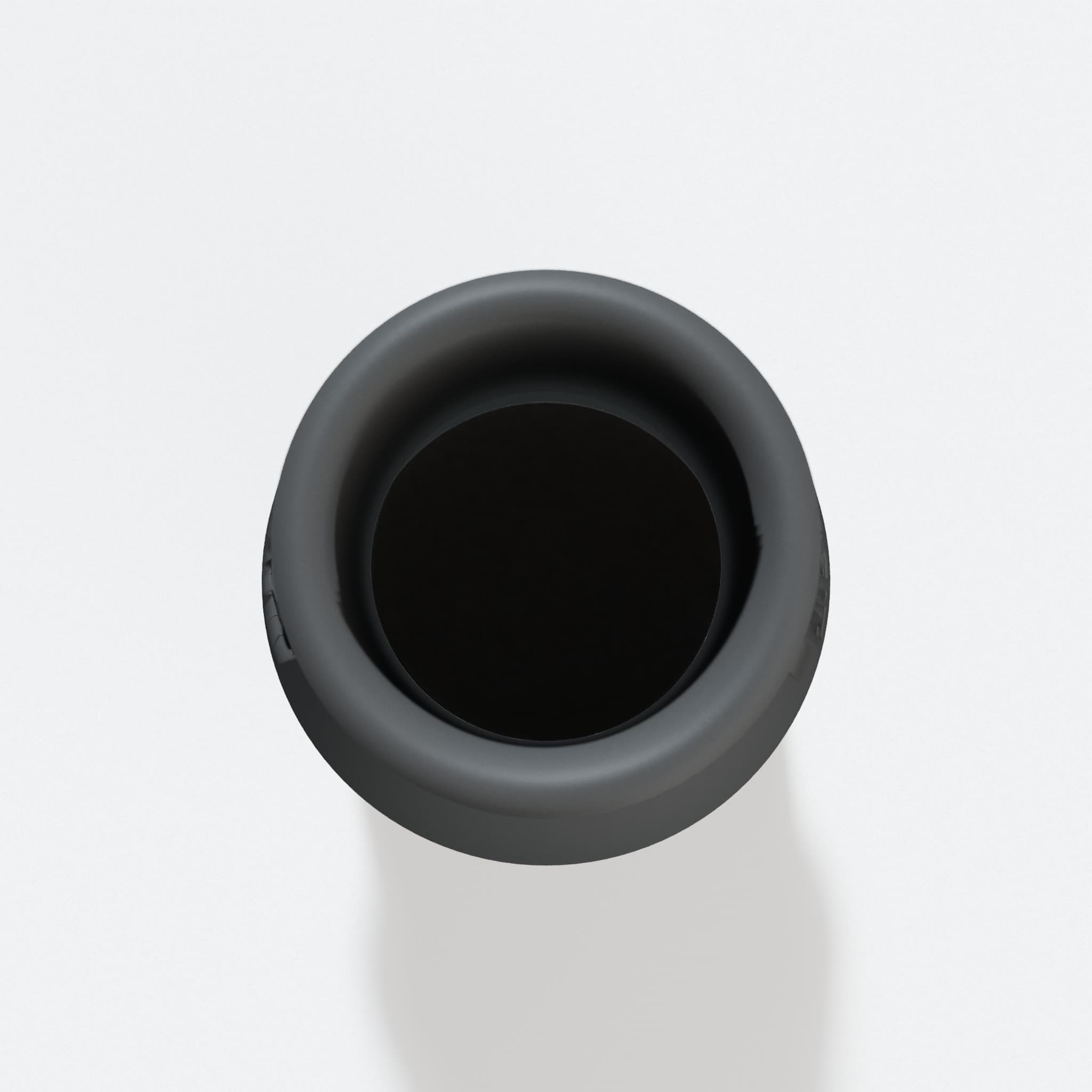 Top view into the 38.1 mm opening of the Origin adapter