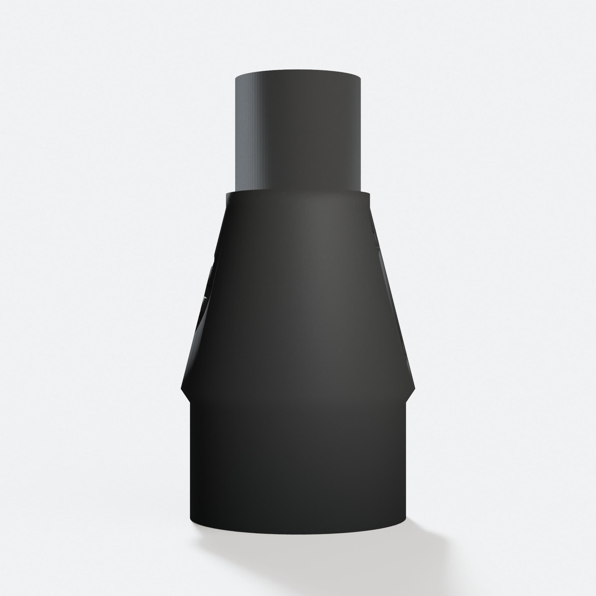 Front view of the ROS20VSK to M18 6G Vac adapter