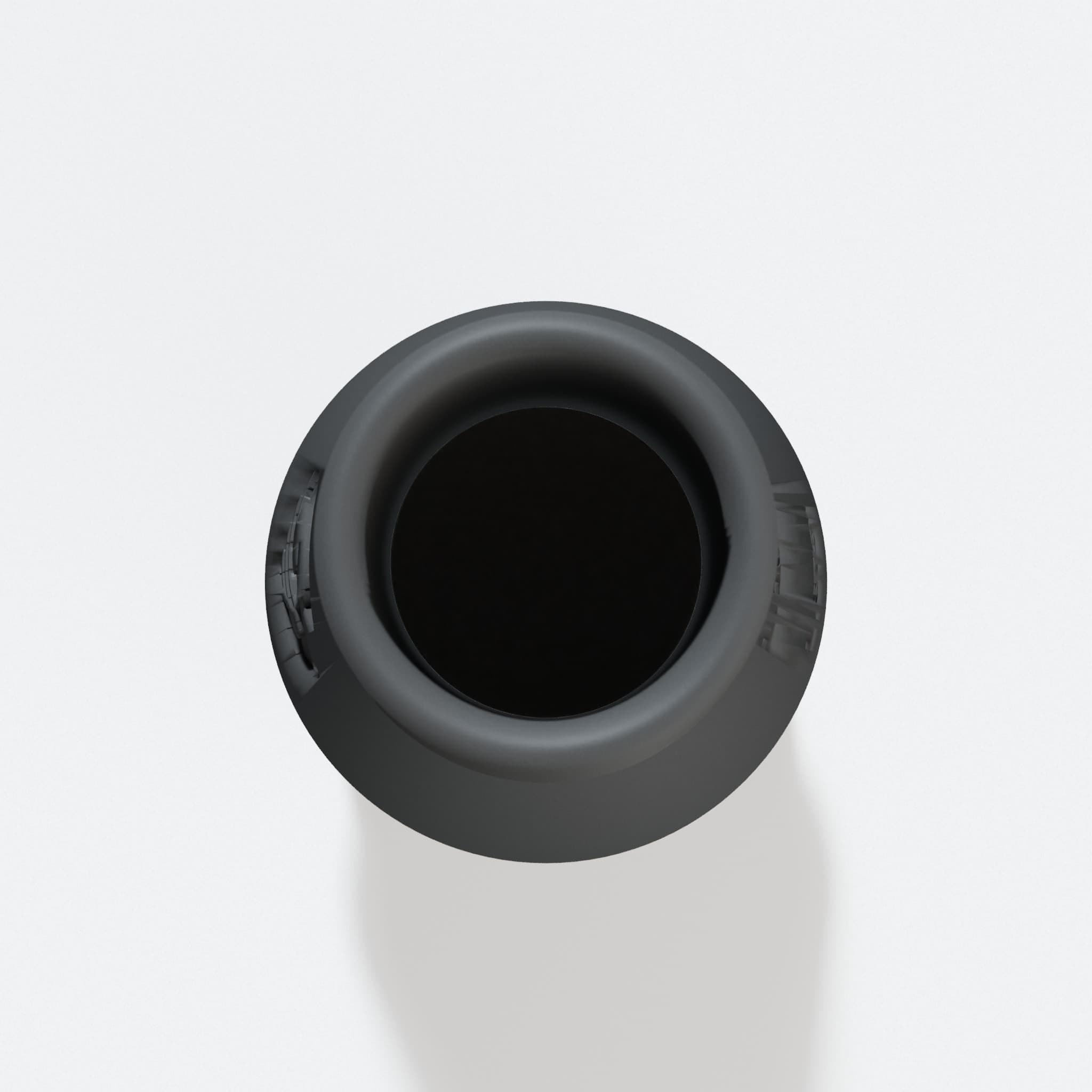 Top view into the 47.6 mm opening of the ROS20VSK adapter