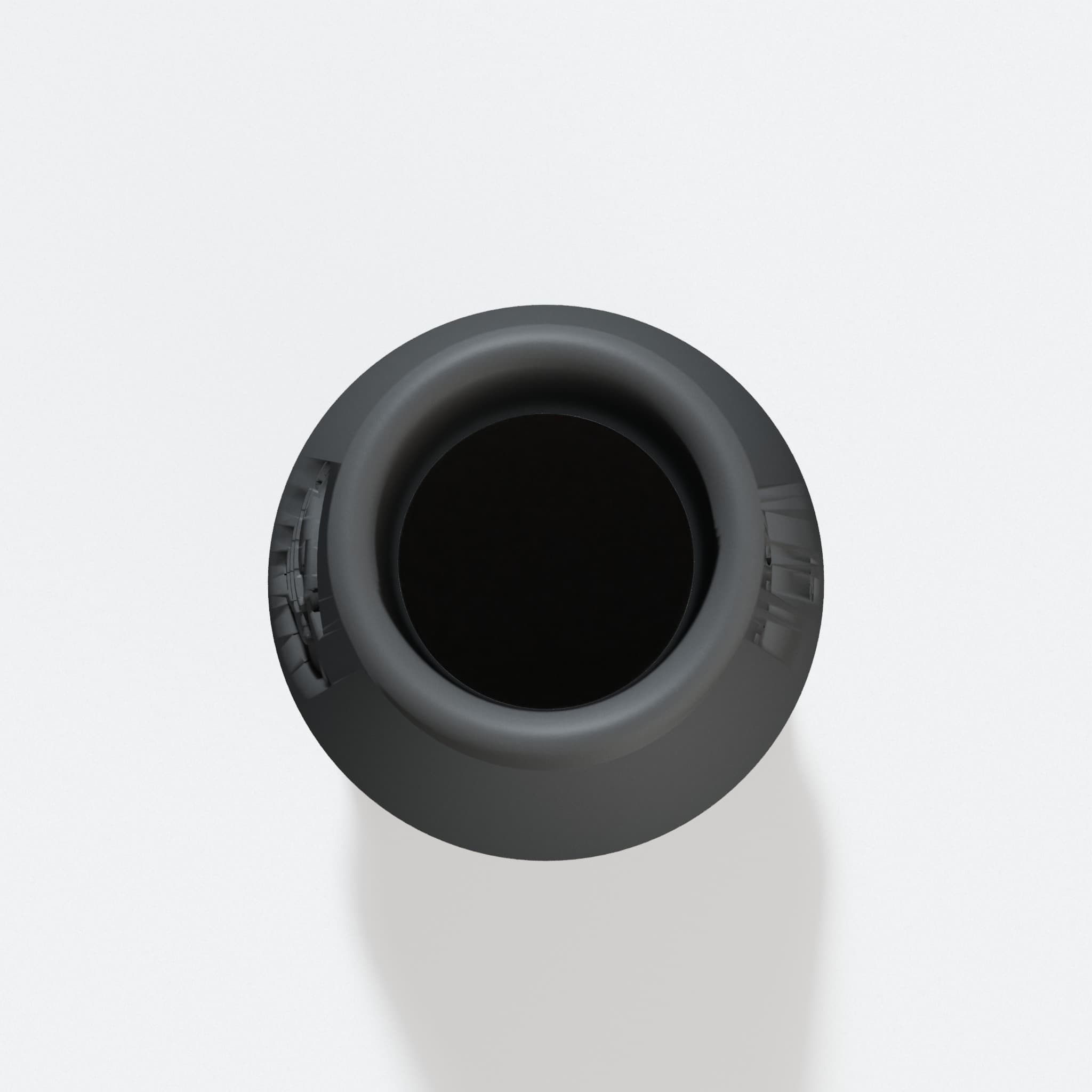 Top view into the 50.8 mm opening of the ROS20VSK adapter