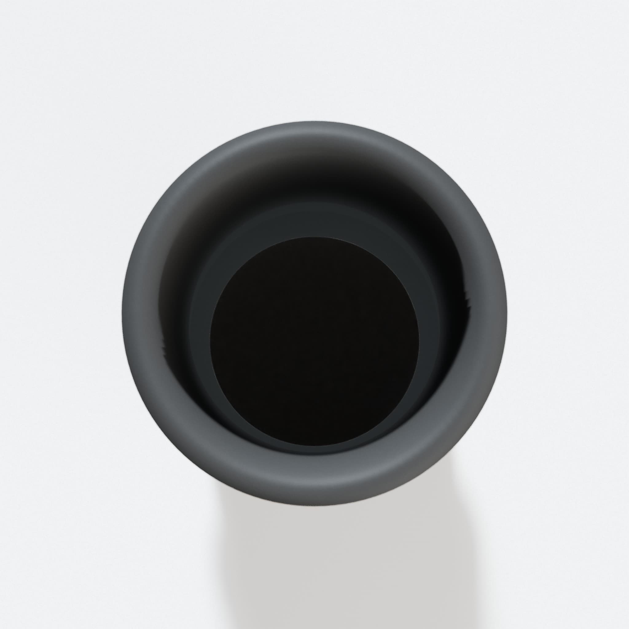 Top view into the 36 mm opening of the DCW600B adapter
