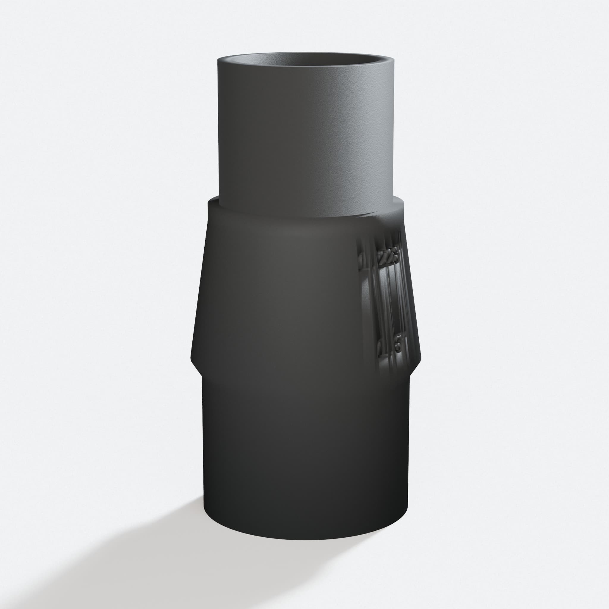 Close view of the corner of the adapter for the DCW600B