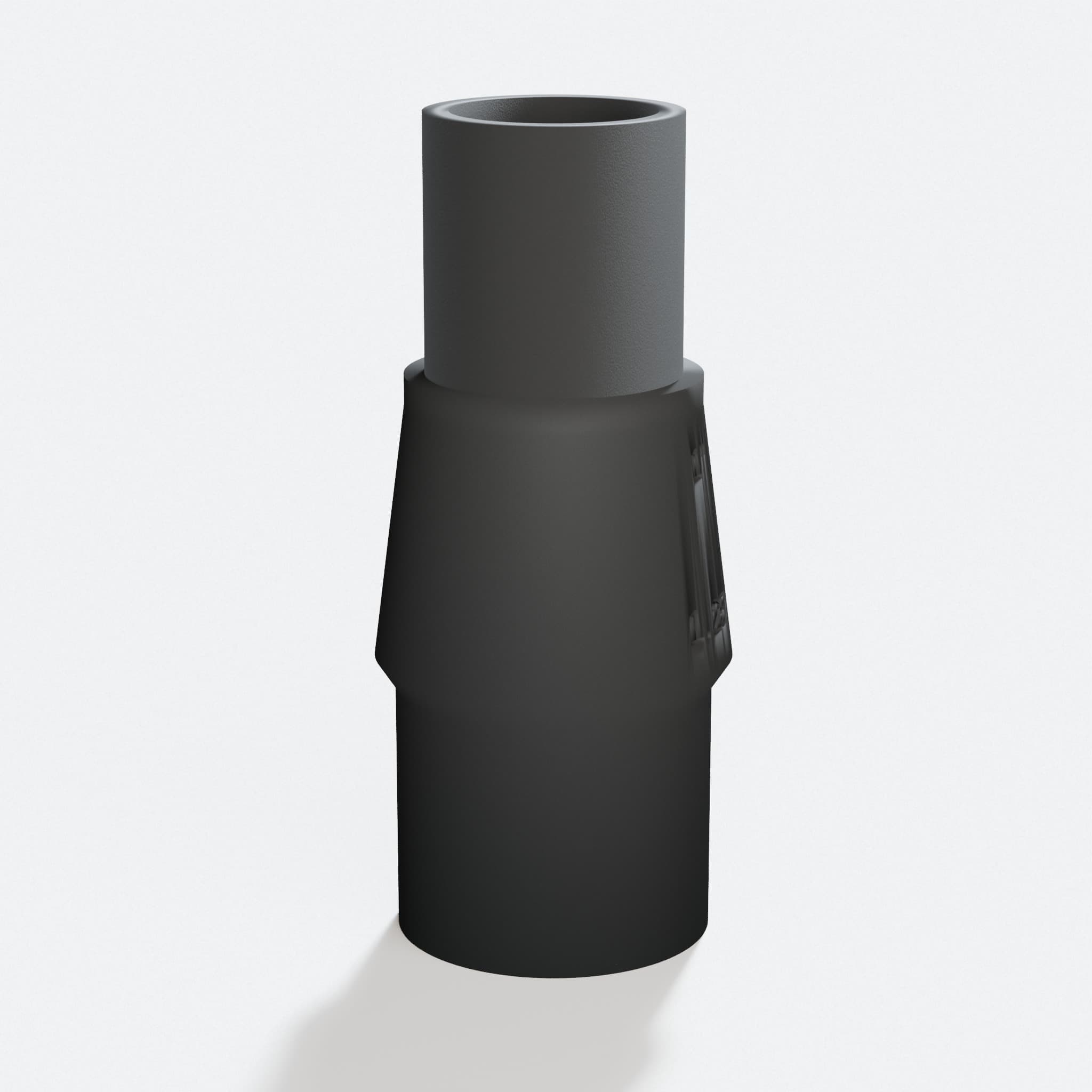 Close view of the middle of the CMCS550B to 1" Duct adapter