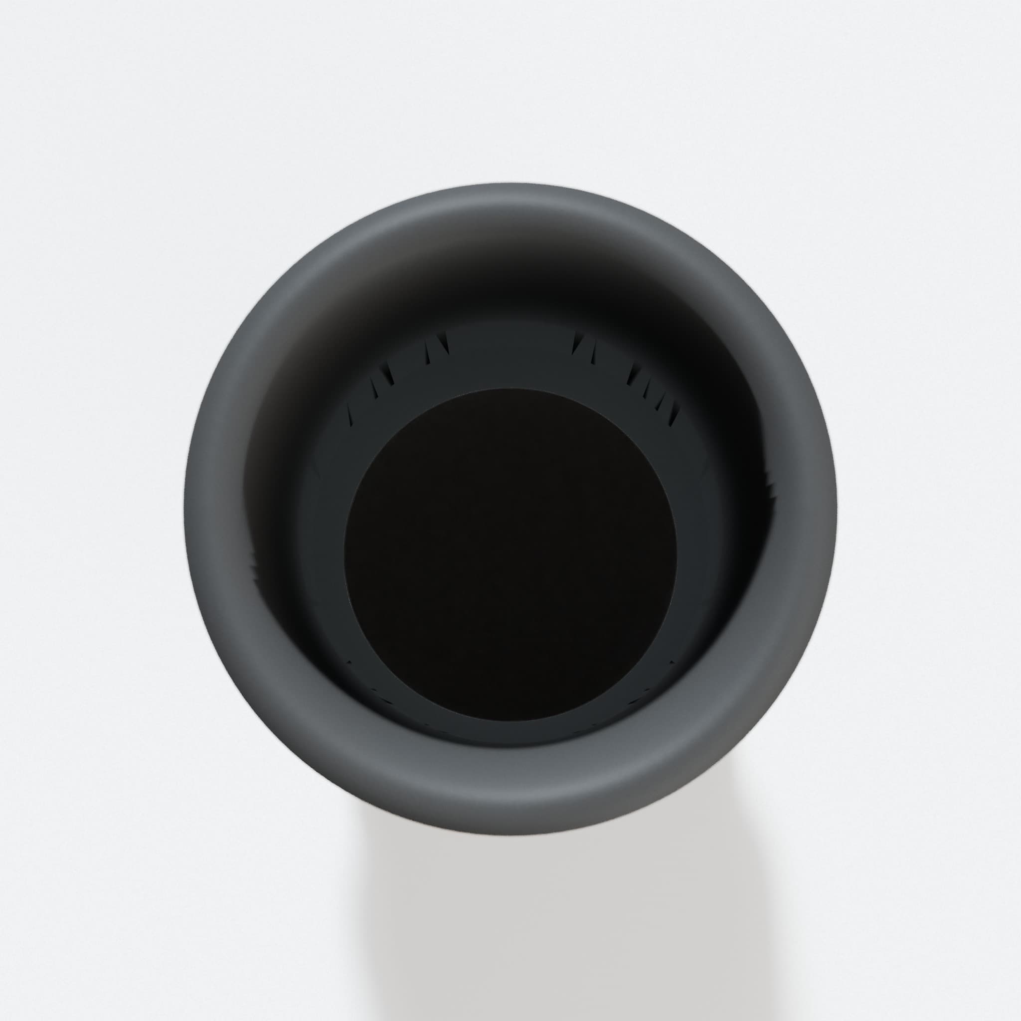 Top view into the 35 mm opening of the 2648-20 adapter