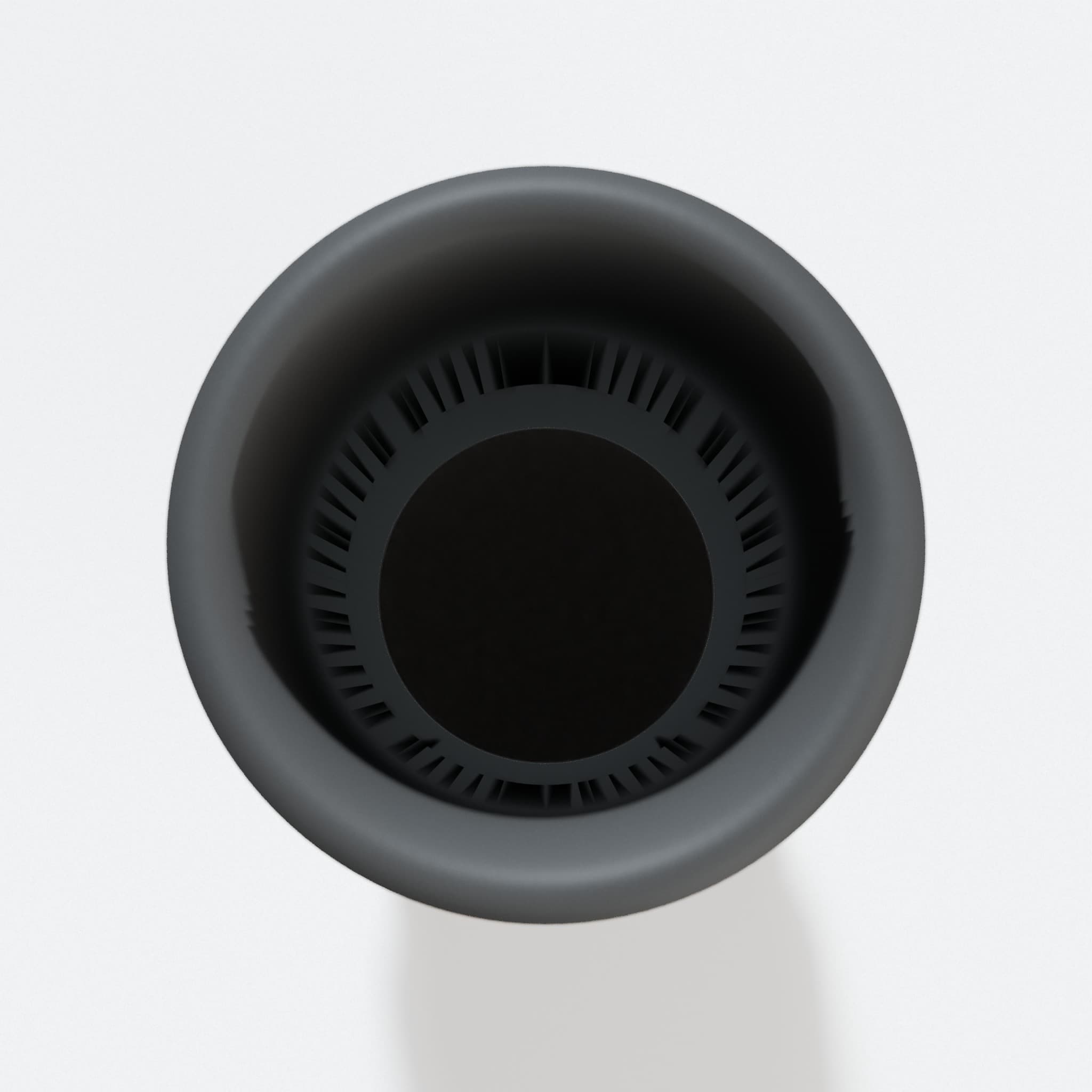 Top view into the 31.75 mm opening of the DRT50 adapter