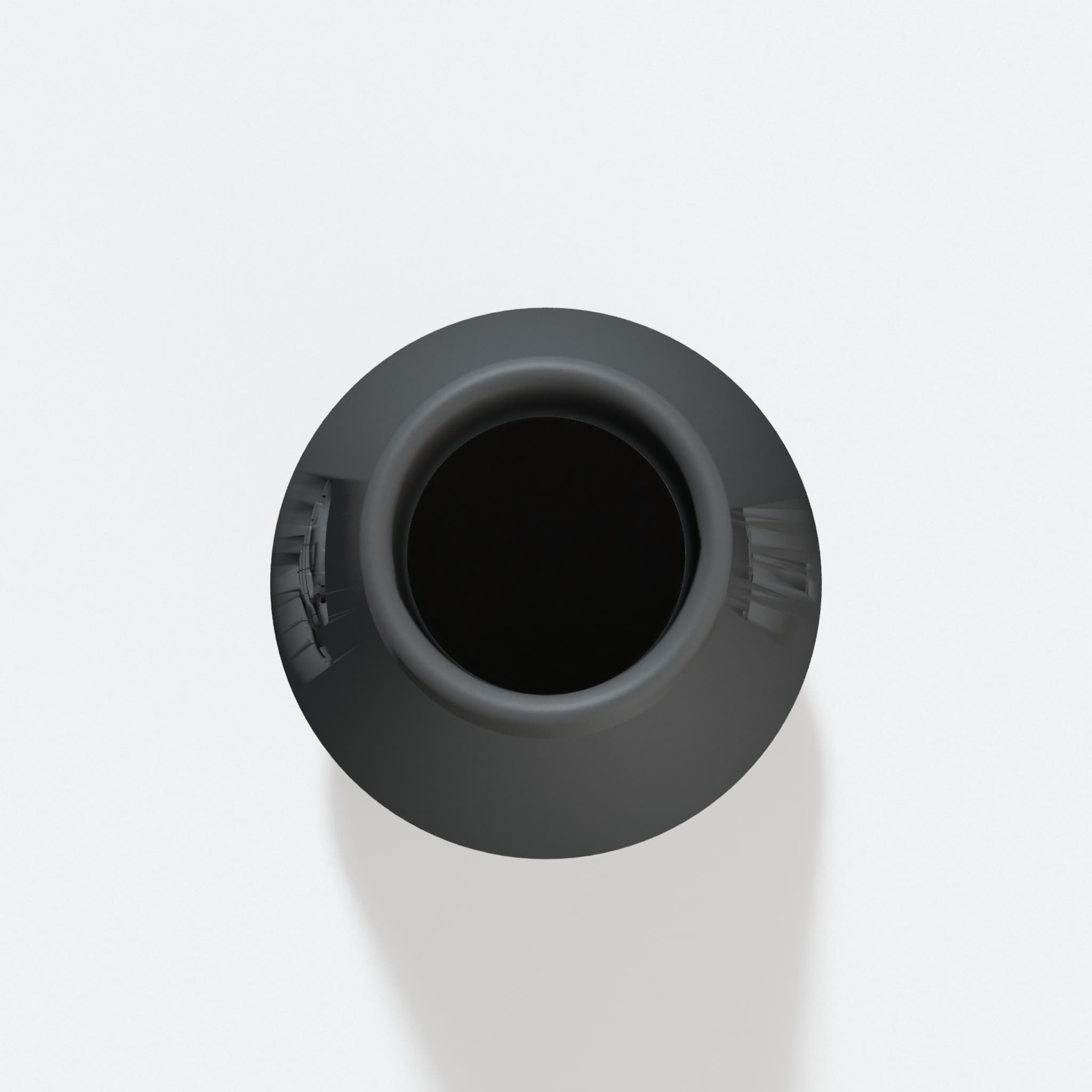 Top view into the 76.2 mm opening of the DWS779 adapter