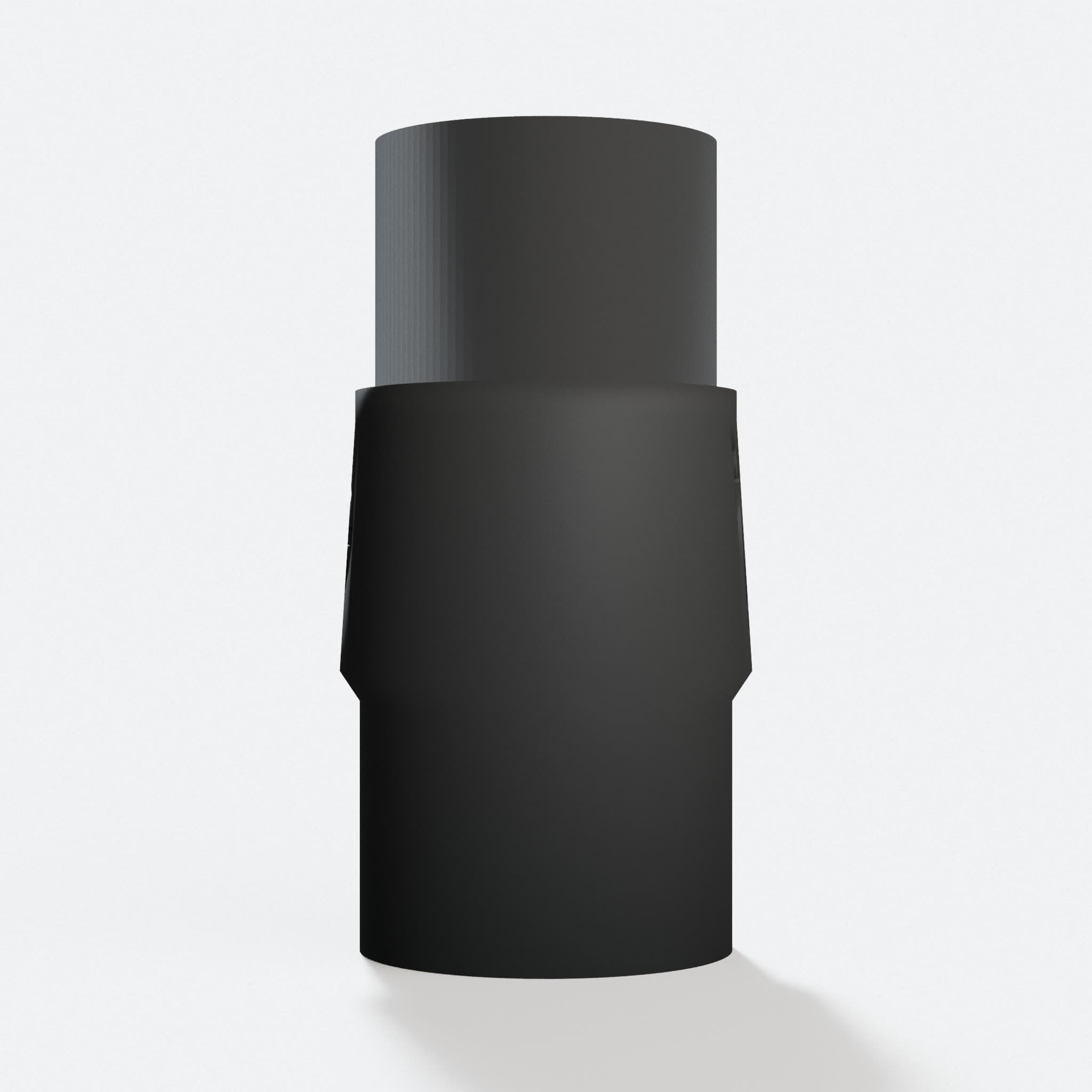 Front view of the 50-114 to 1.5" Duct adapter