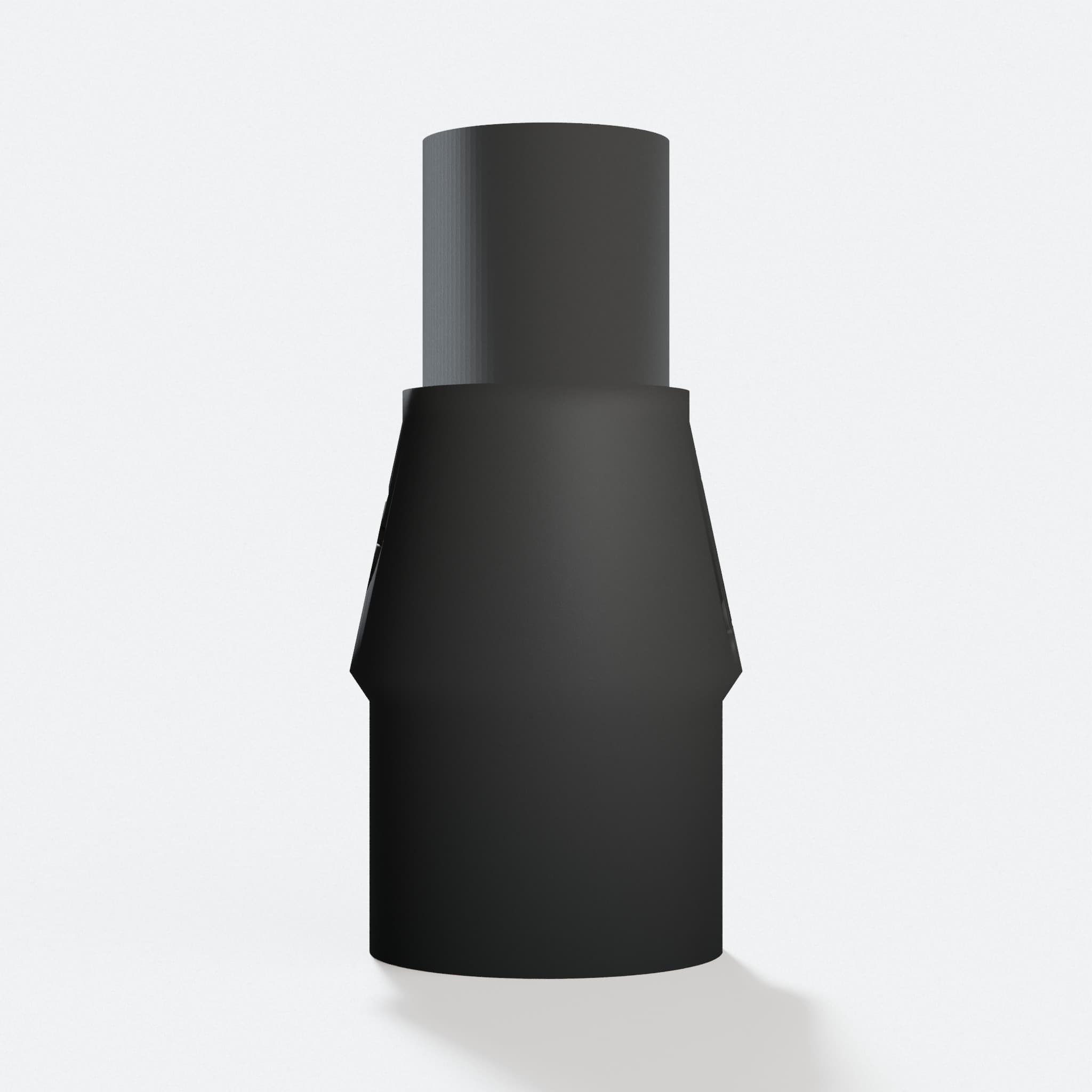 Front view of the XSH06Z to 1" Duct adapter