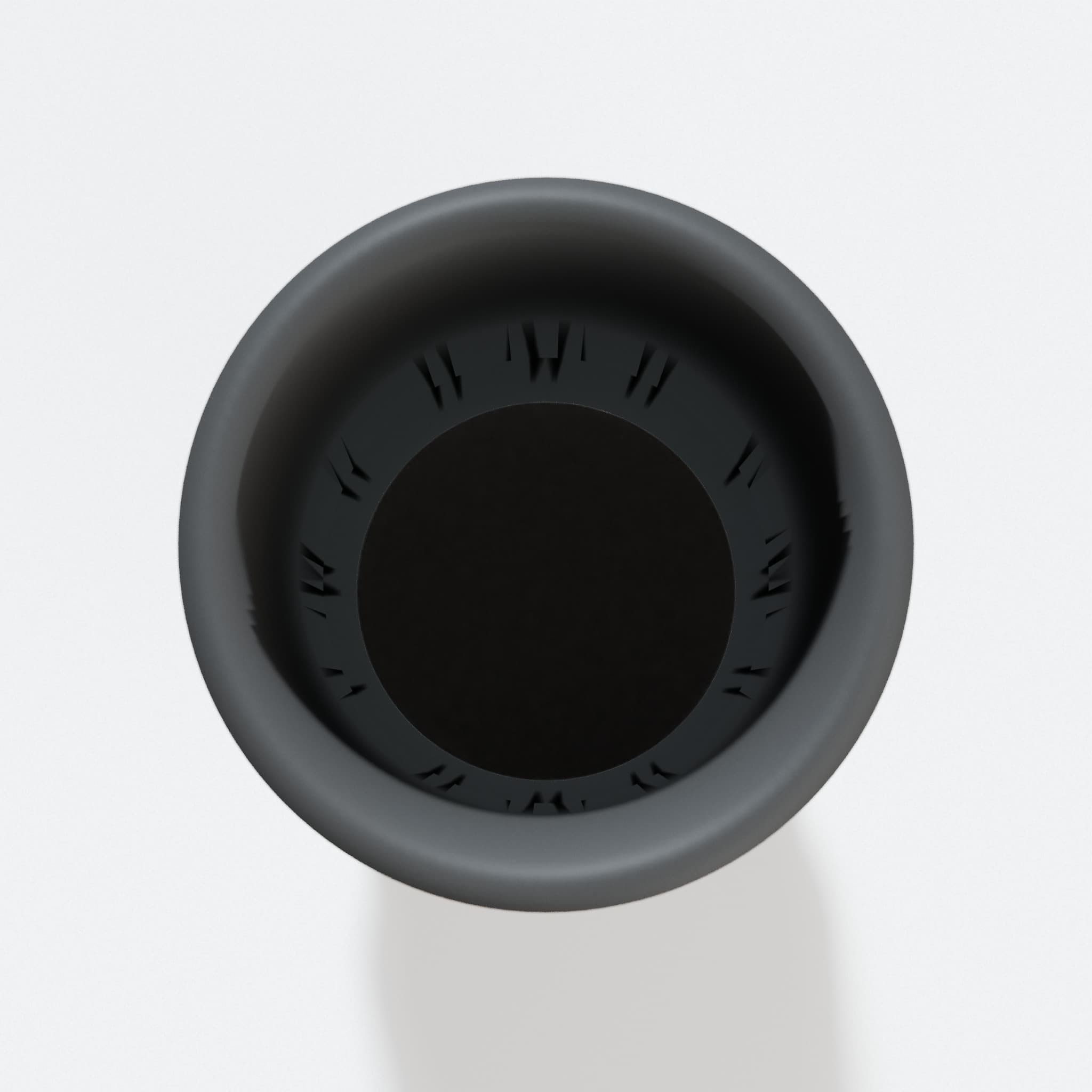 Top view into the 38.1 mm opening of the XSH06Z adapter