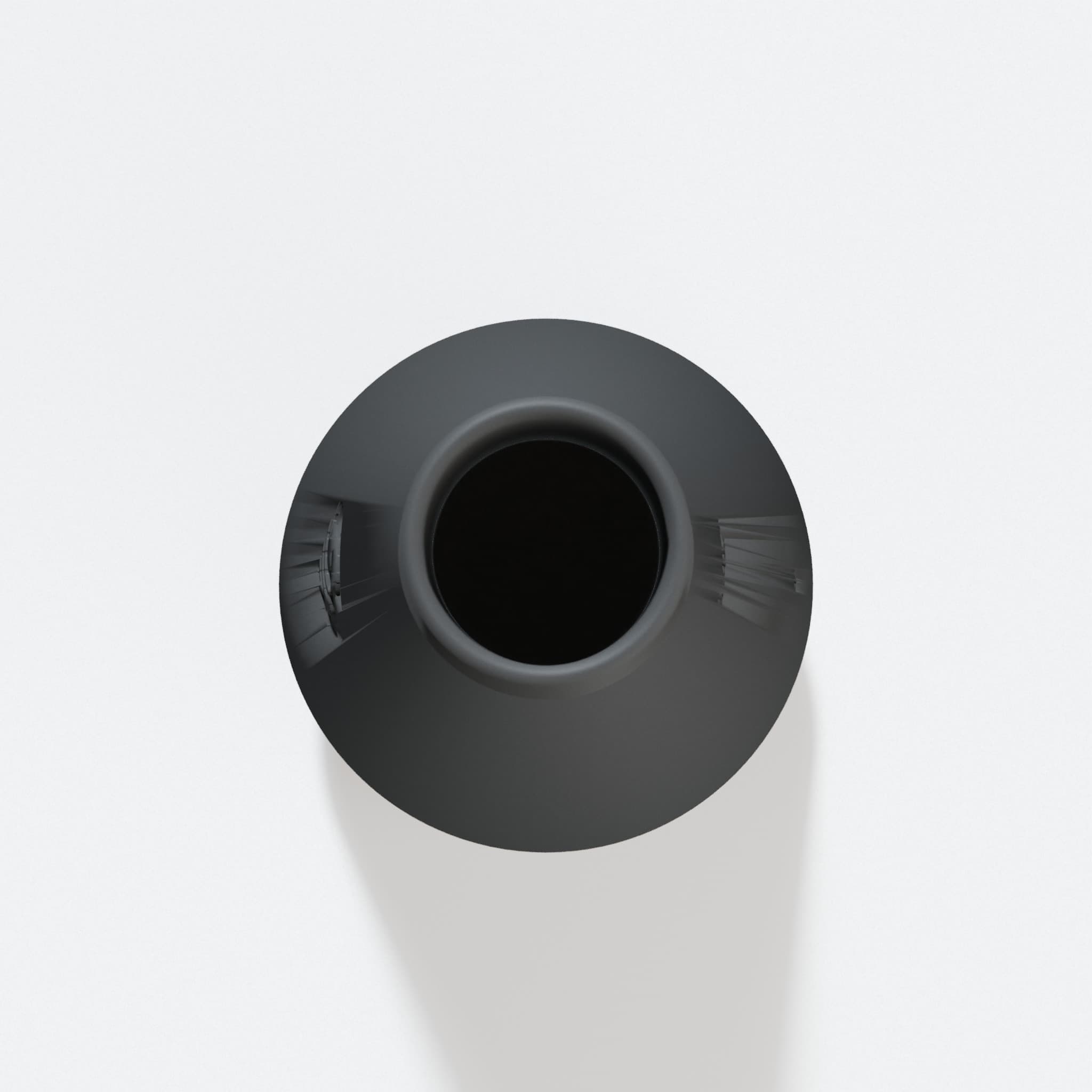 Top view into the 101.6 mm opening of the XSH06Z adapter