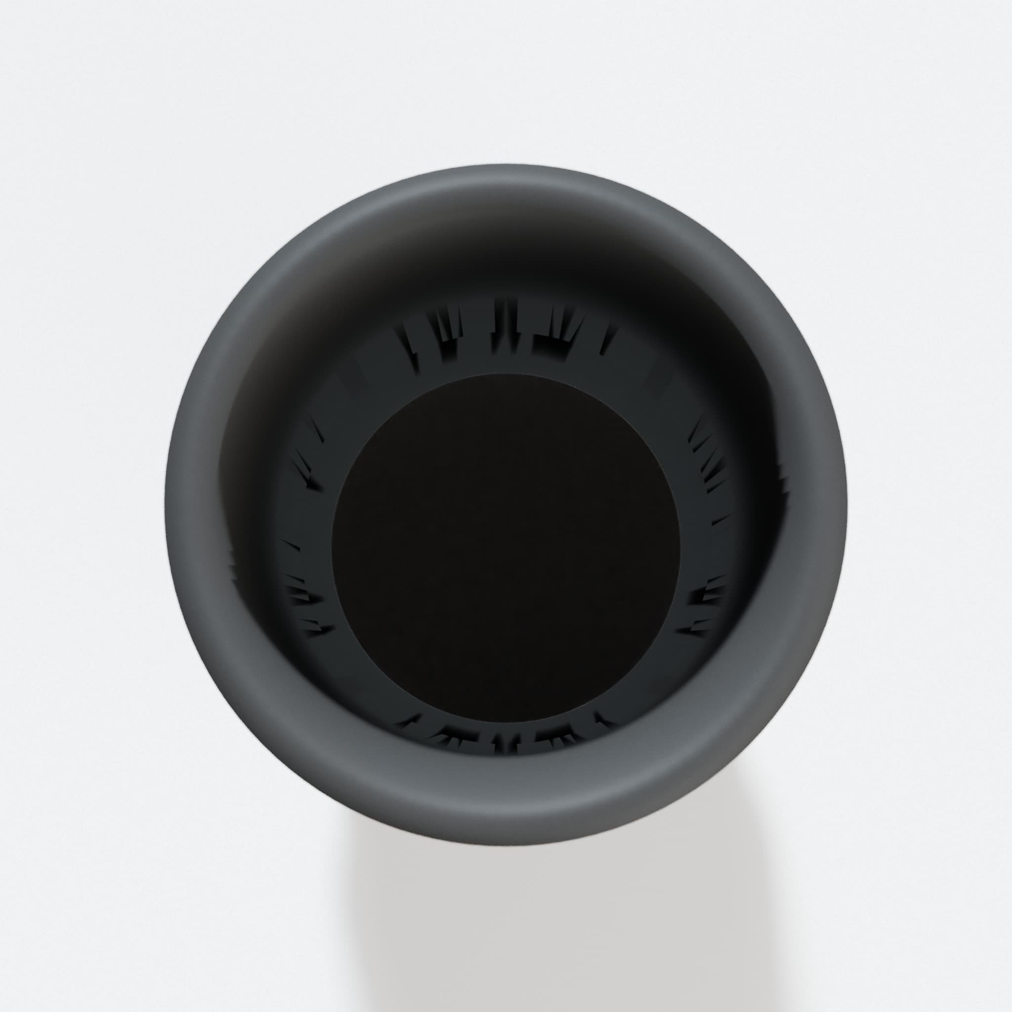 Top view into the 36 mm opening of the DCS335B adapter