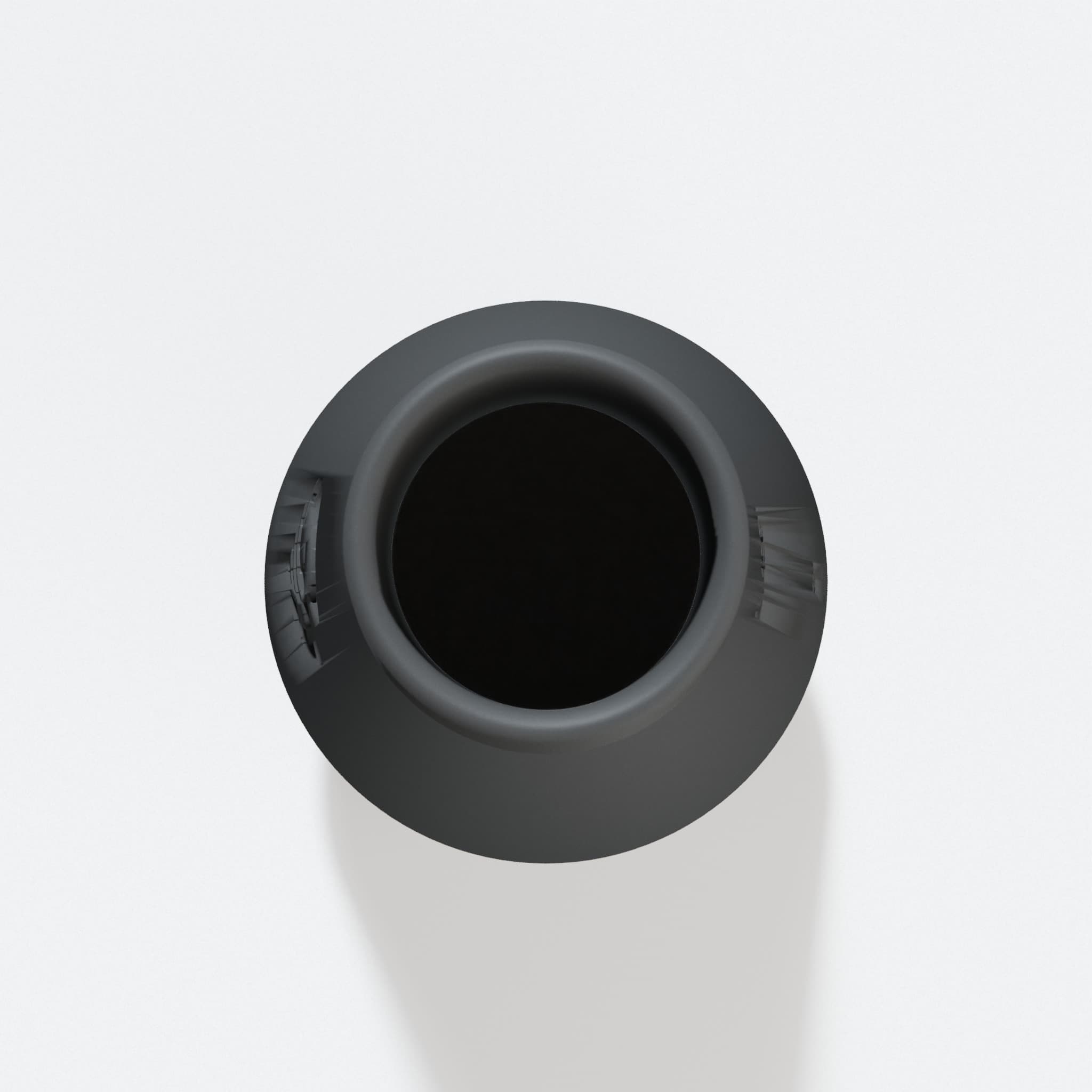 Top view into the 76.2 mm opening of the DCS335B adapter