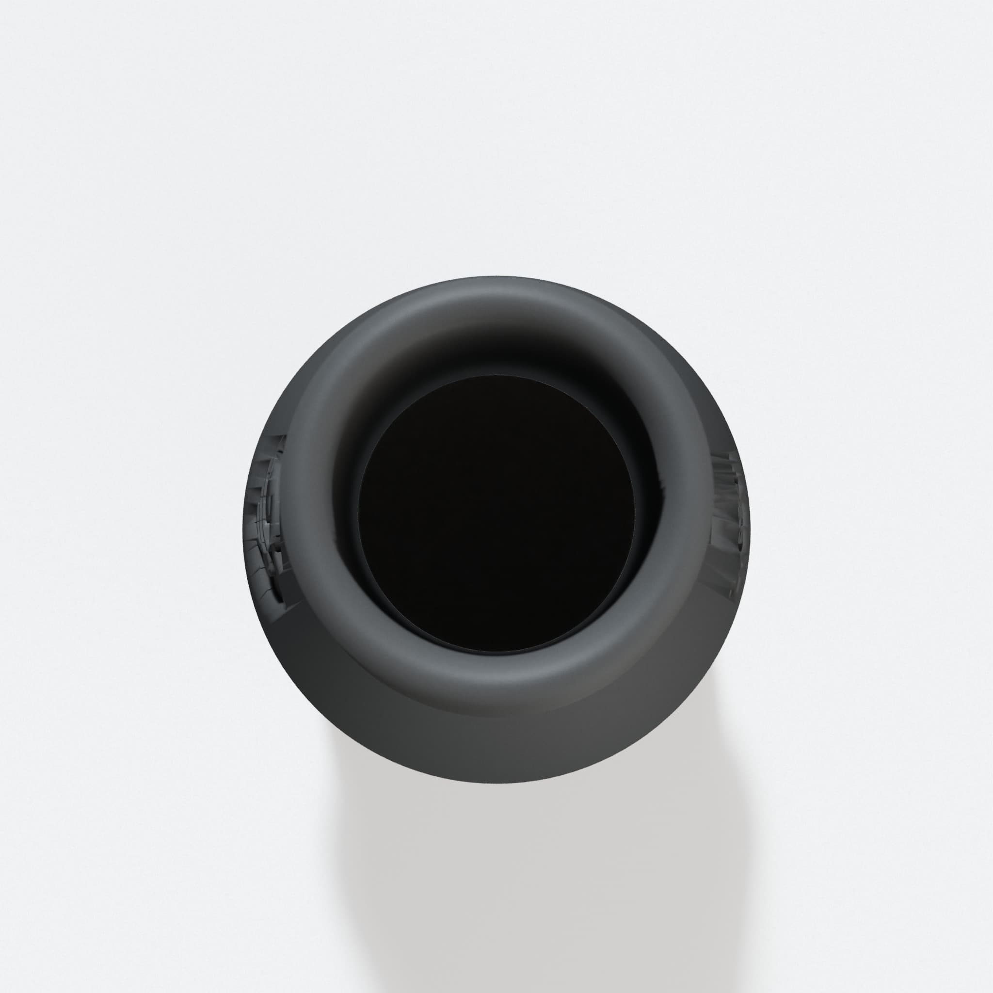Top view into the 25.4 mm opening of the KGS 216 M adapter