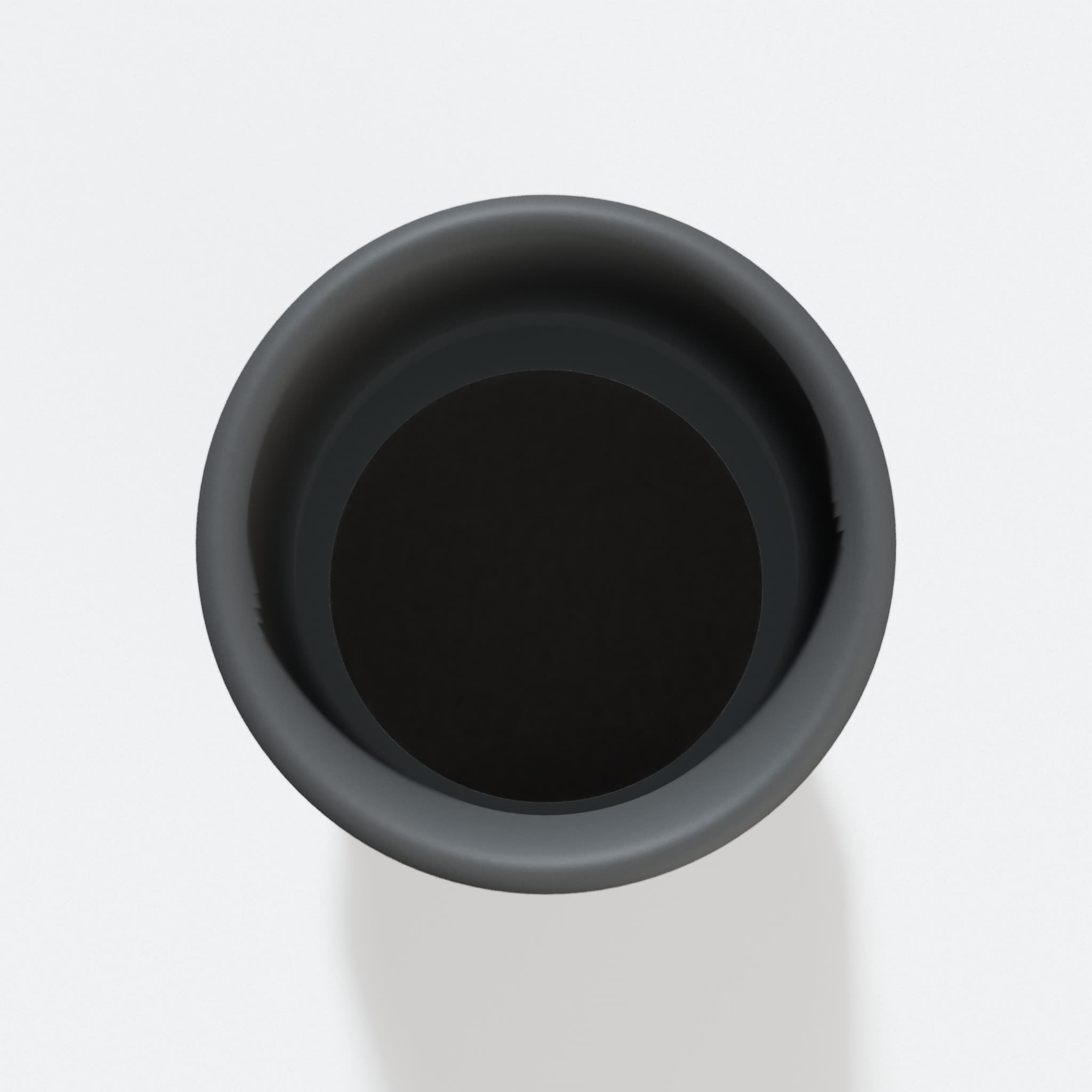 Top view into the 47.6 mm opening of the DCP580B adapter