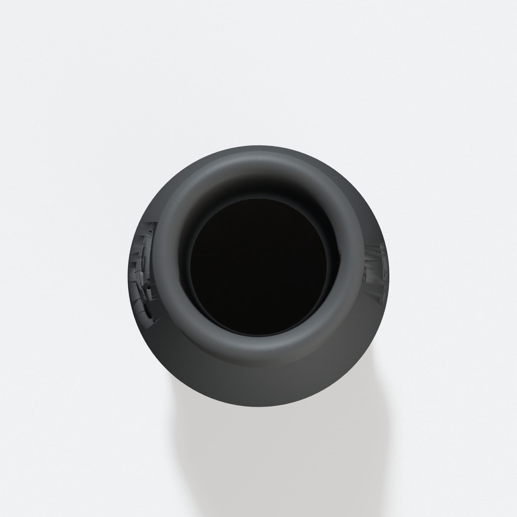 Top view into the 25.4 mm opening of the GCM12SD adapter