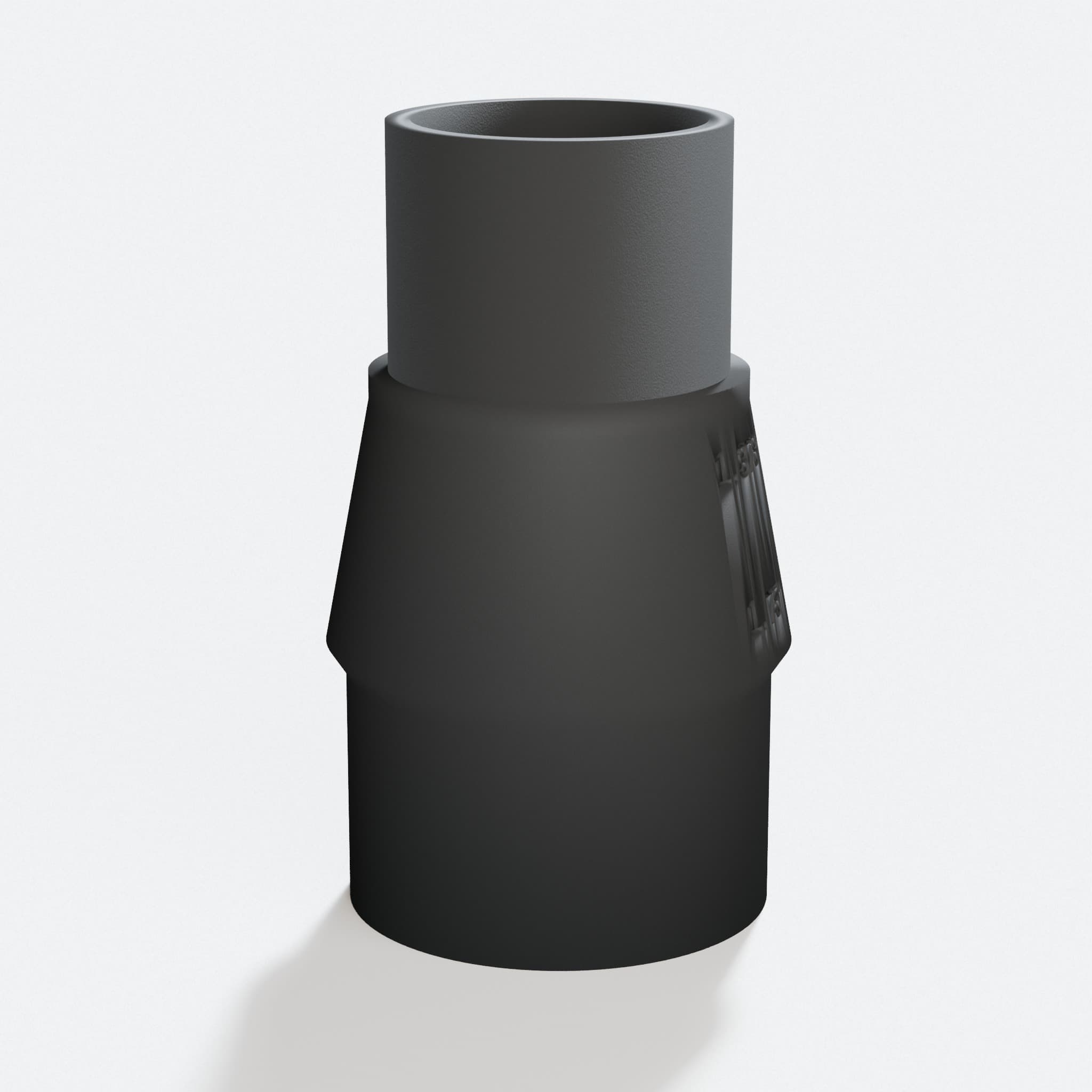 Close view of the middle of the GCM12SD to Bosch VAC090AH adapter