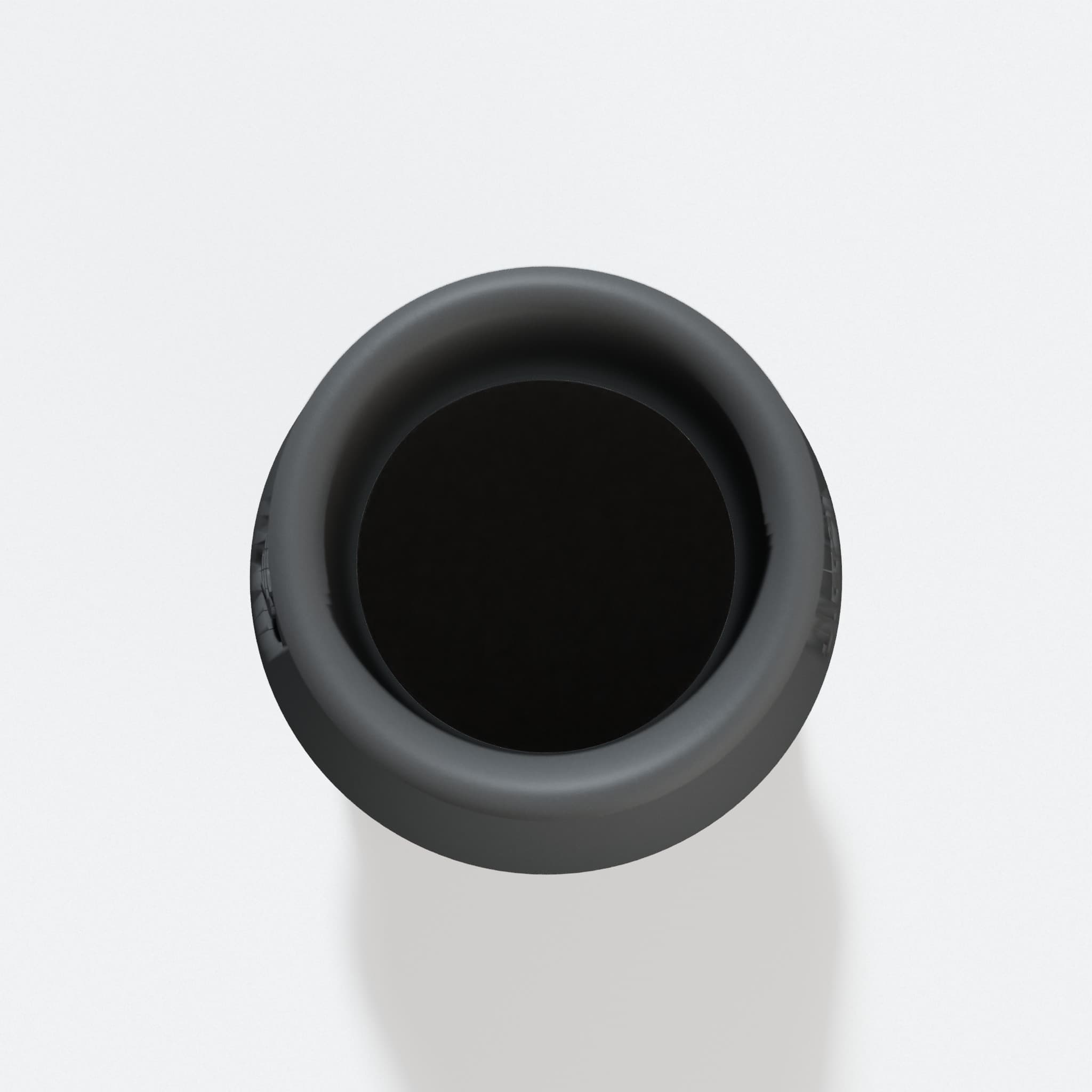 Top view into the 31.75 mm opening of the DKP180 adapter