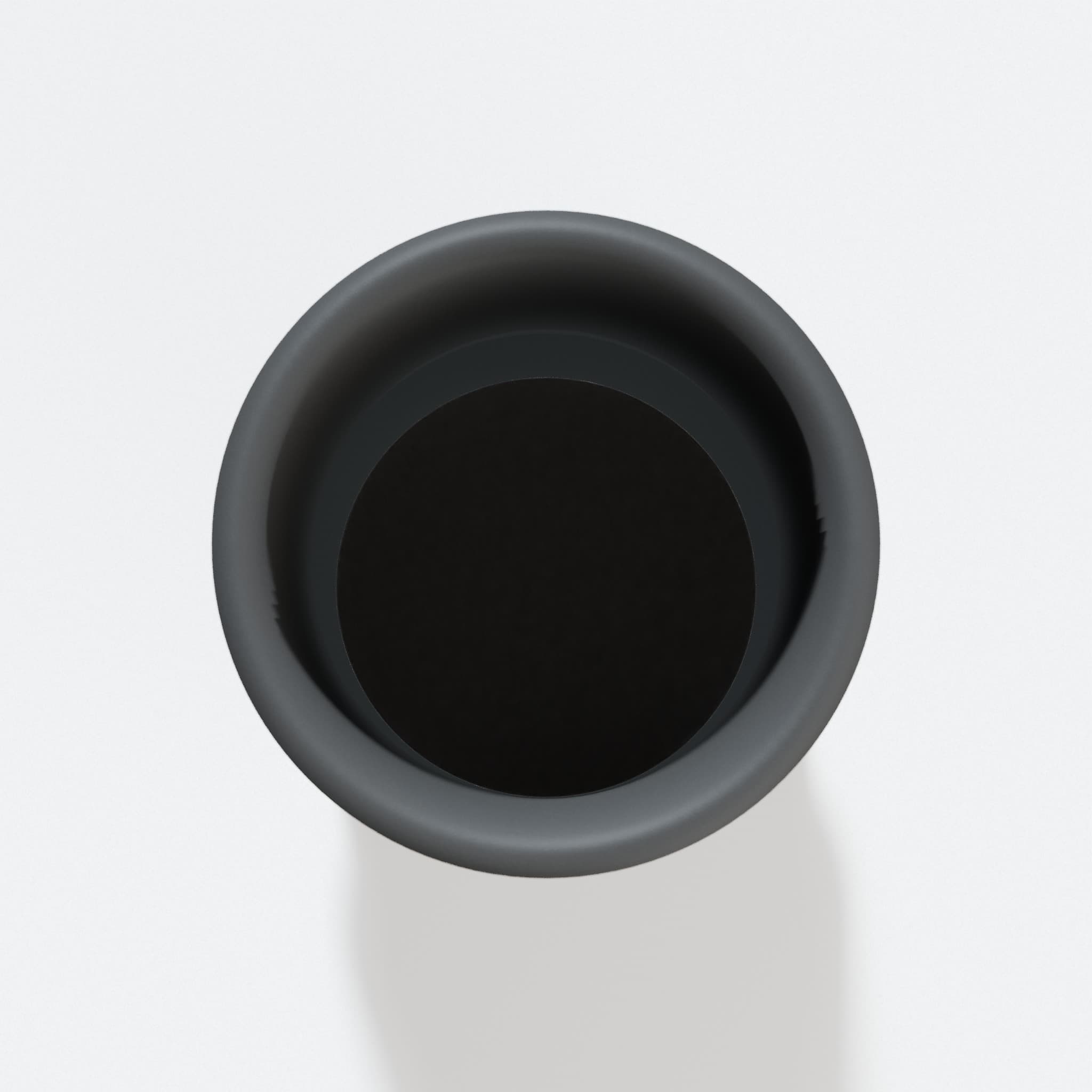 Top view into the 38.1 mm opening of the DKP180 adapter
