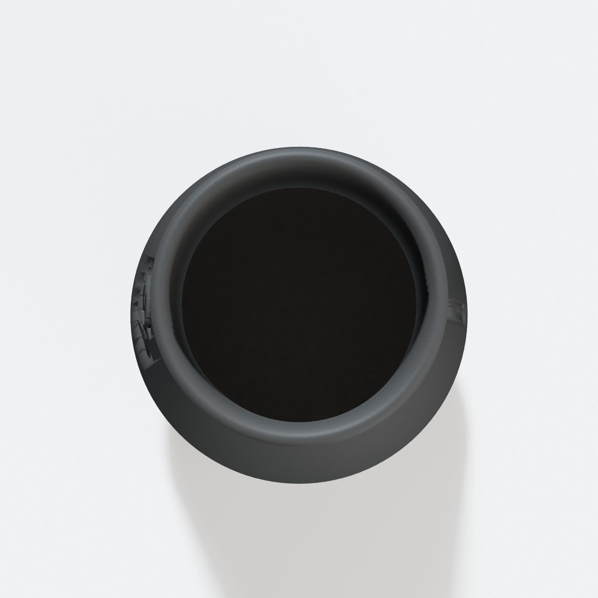 Top view into the 76.2 mm opening of the 58862 adapter
