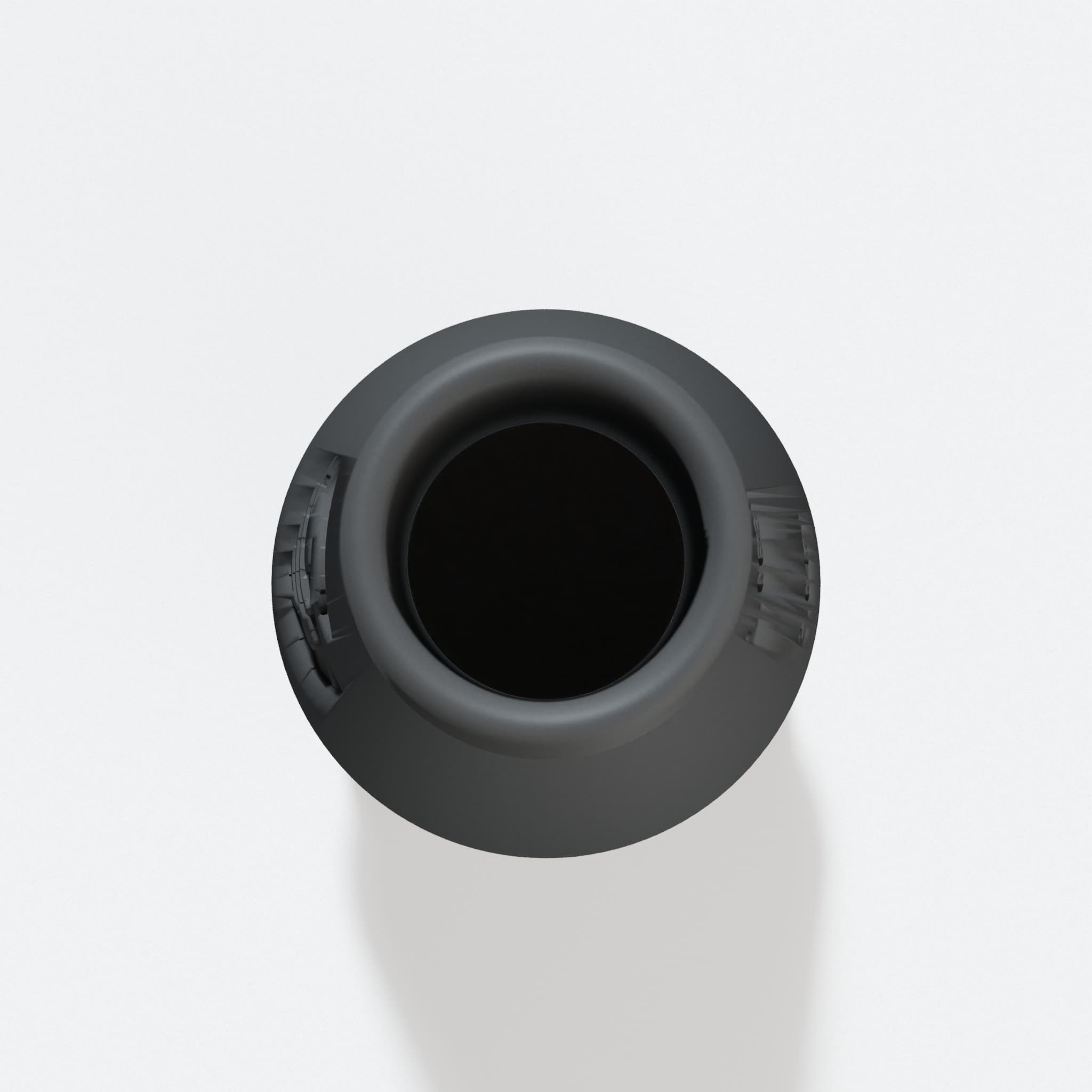 Top view into the 27 mm opening of the SM3055LW adapter
