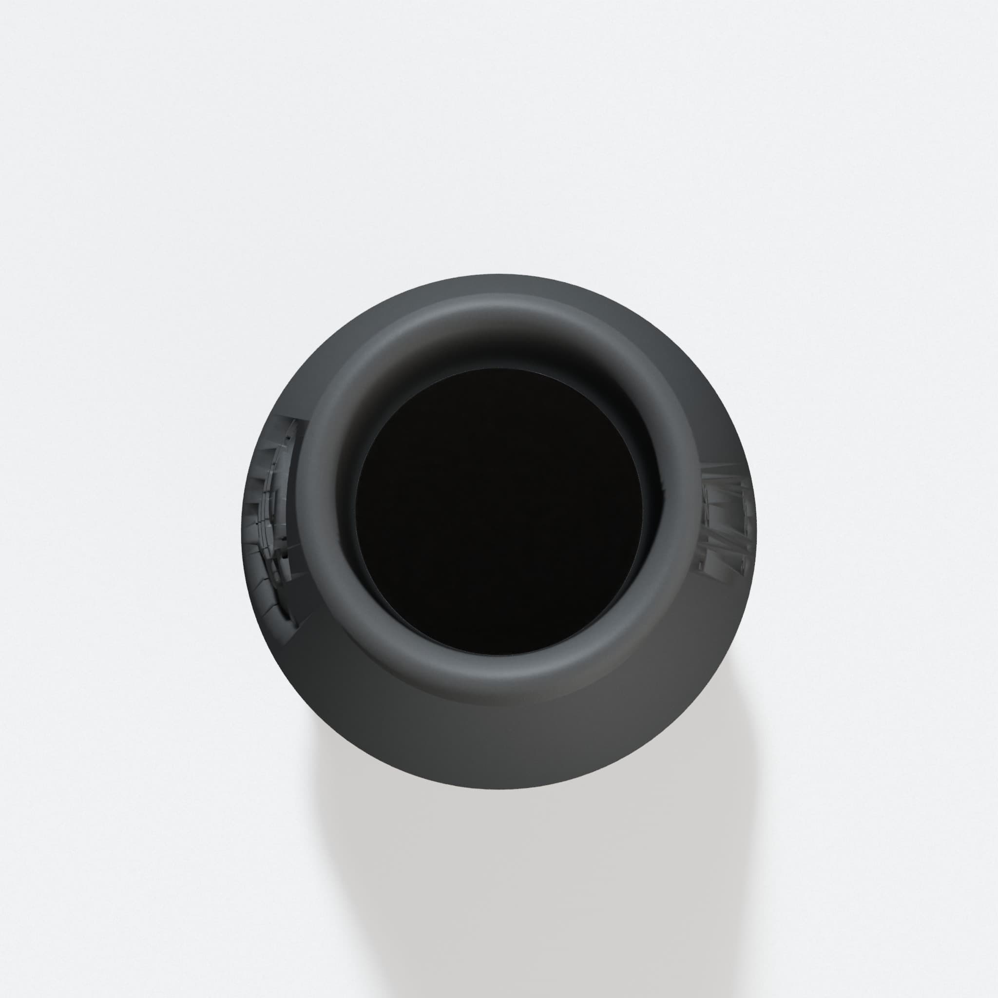 Top view into the 31.75 mm opening of the RTS23 adapter