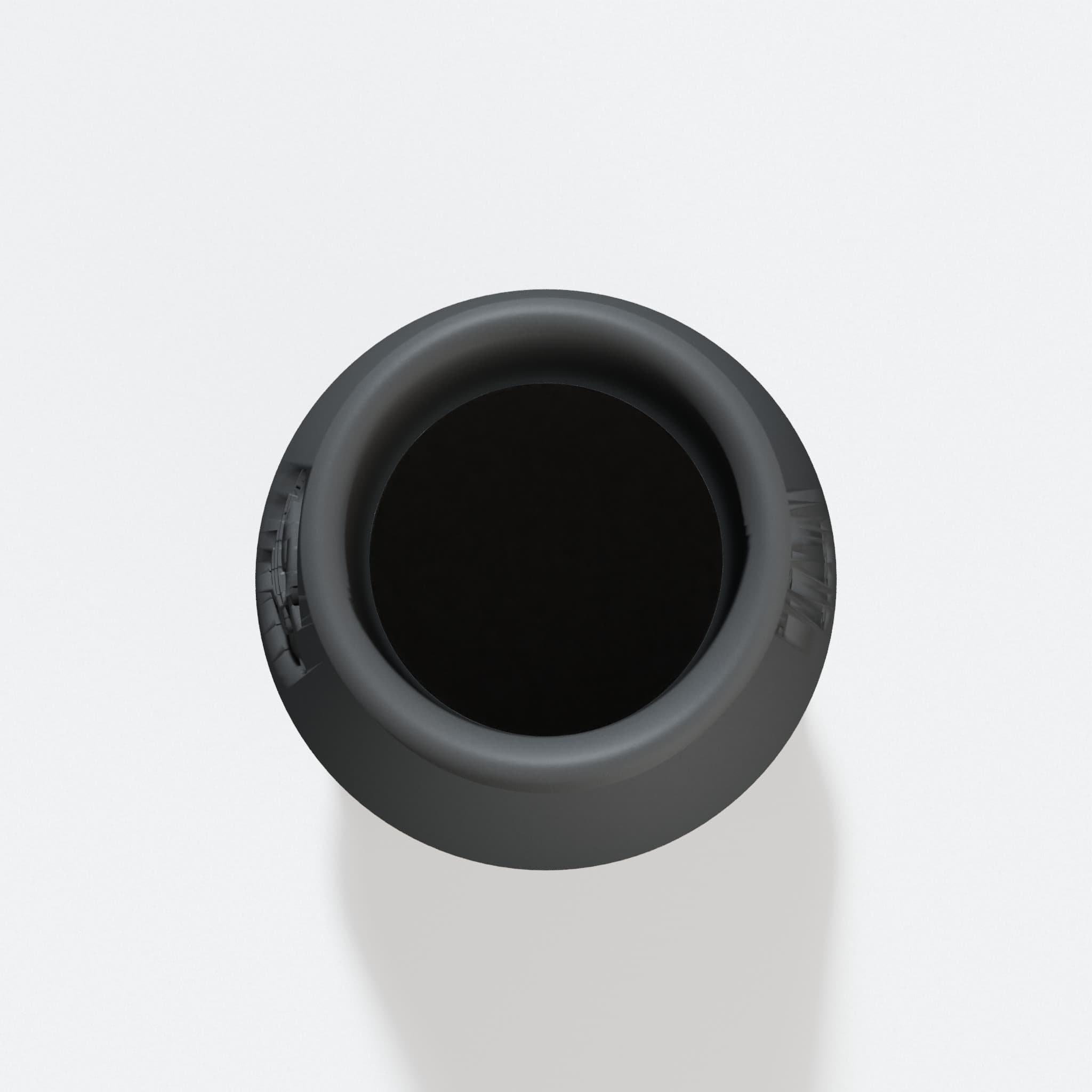Top view into the 35 mm opening of the CMXETAX adapter