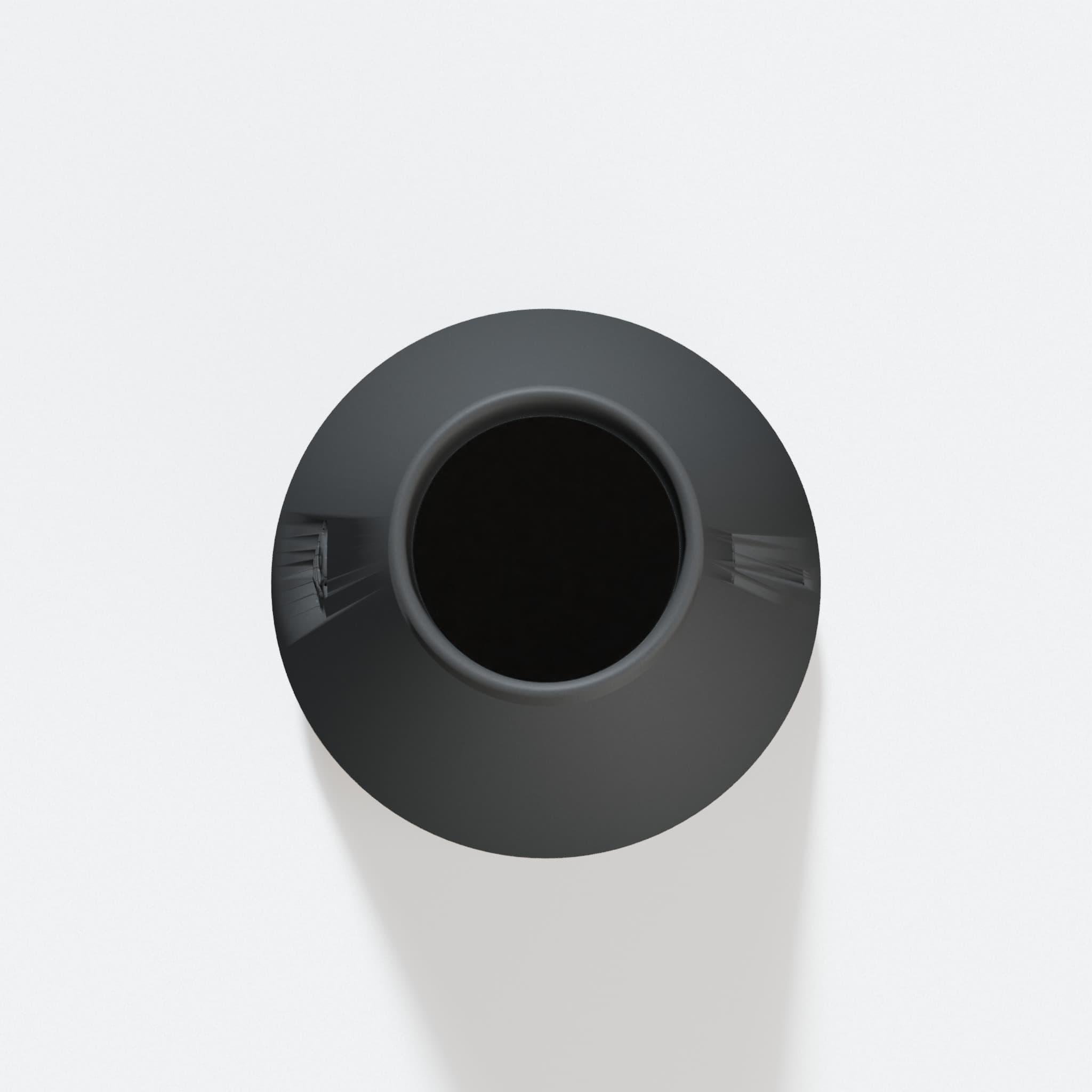Top view into the 152.4 mm opening of the CMXETAX adapter