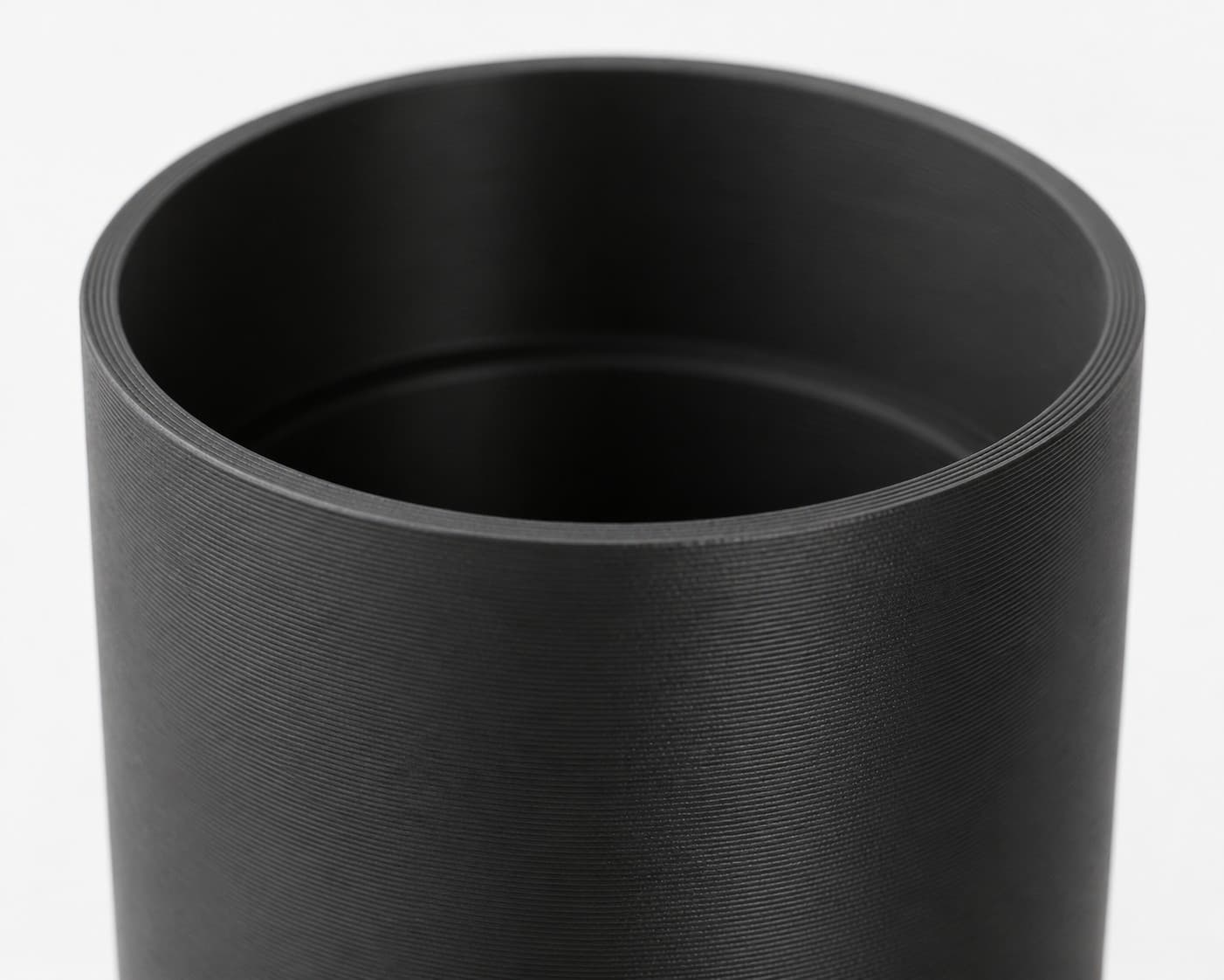 2-1/4 inch Coupler - 3D Printed Dust Collection Fitting, close view of the printed surface