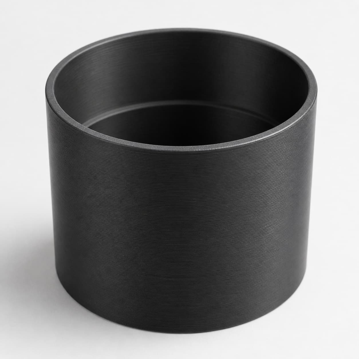 3-1/2 inch Coupler - 3D Printed Dust Collection Fitting, close view of the printed surface