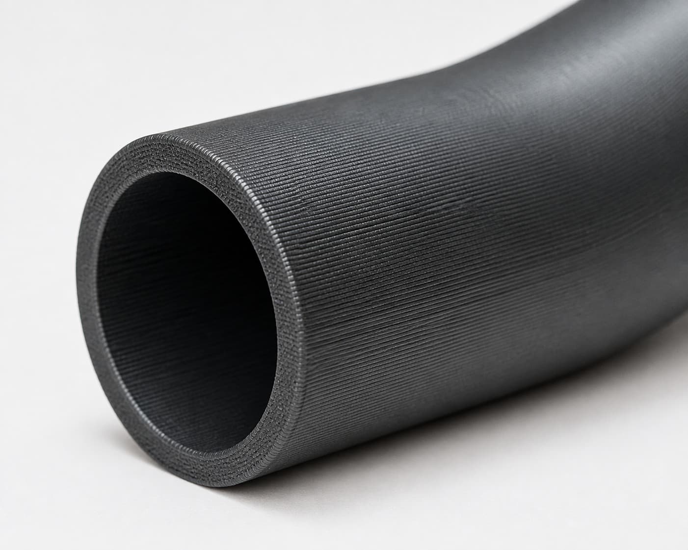 1 inch 22.5 Degree Elbow - 3D Printed Dust Collection Fitting, close view of the printed surface
