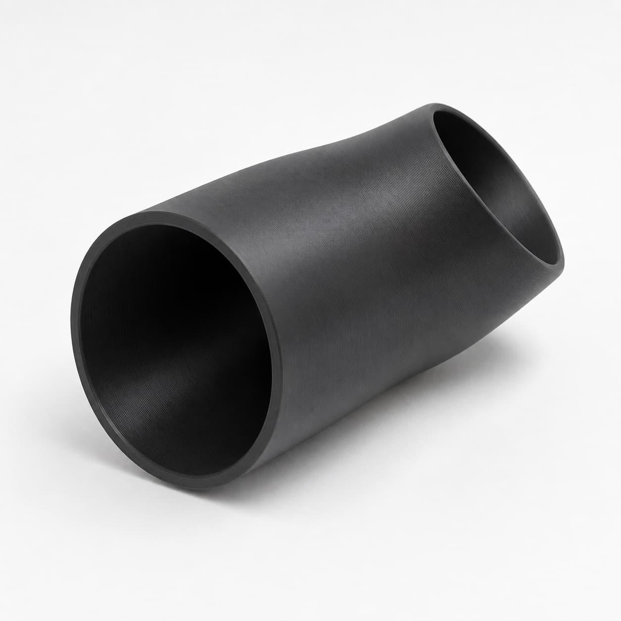 3-1/2 inch 22.5 Degree Elbow - 3D Printed Dust Collection Fitting, product photo