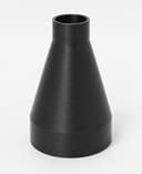 5 inch to 1-7/8 inch Tapered Transition - 3D Printed Dust Collection, product photo