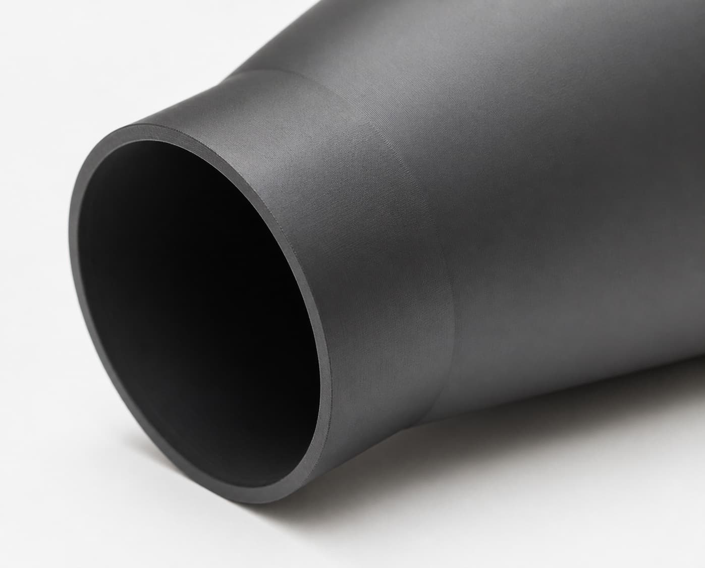 6 inch to 2-1/4 inch Tapered Transition - 3D Printed Dust Collection, close view of the printed surface