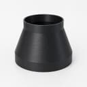 8 inch to 6 inch Tapered Transition - 3D Printed Dust Collection, product photo