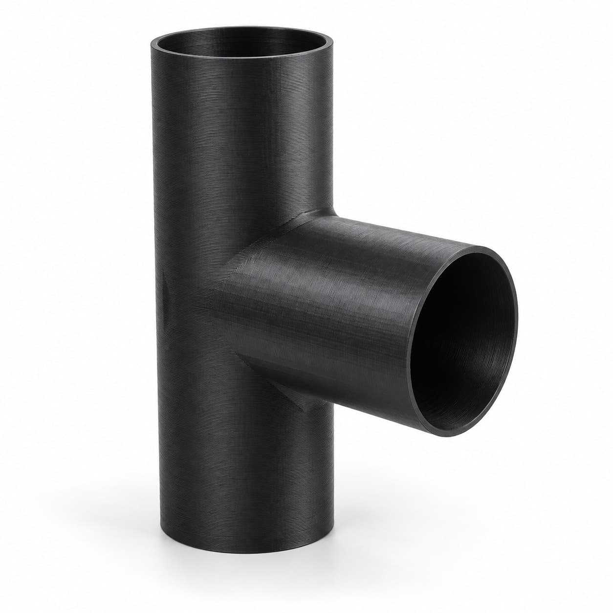 1-7/8 inch Tee Fitting - 3D Printed Dust Collection Fitting, product photo