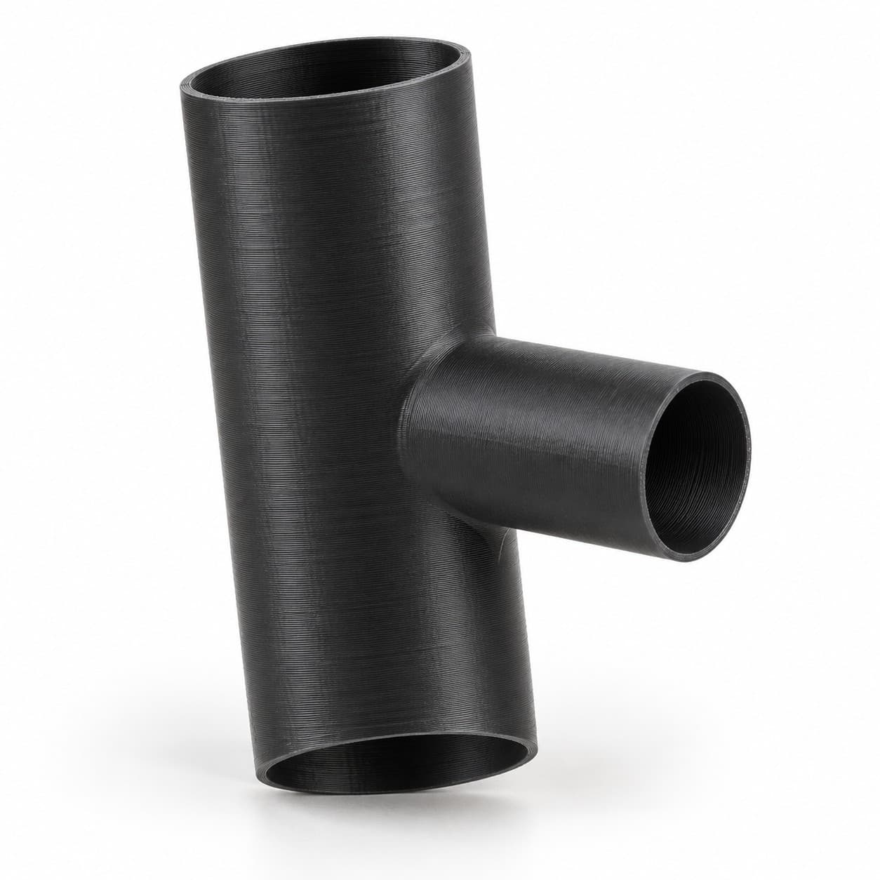 1-7/8 inch to 1 inch Tee Fitting - 3D Printed Dust Collection Fitting, product photo