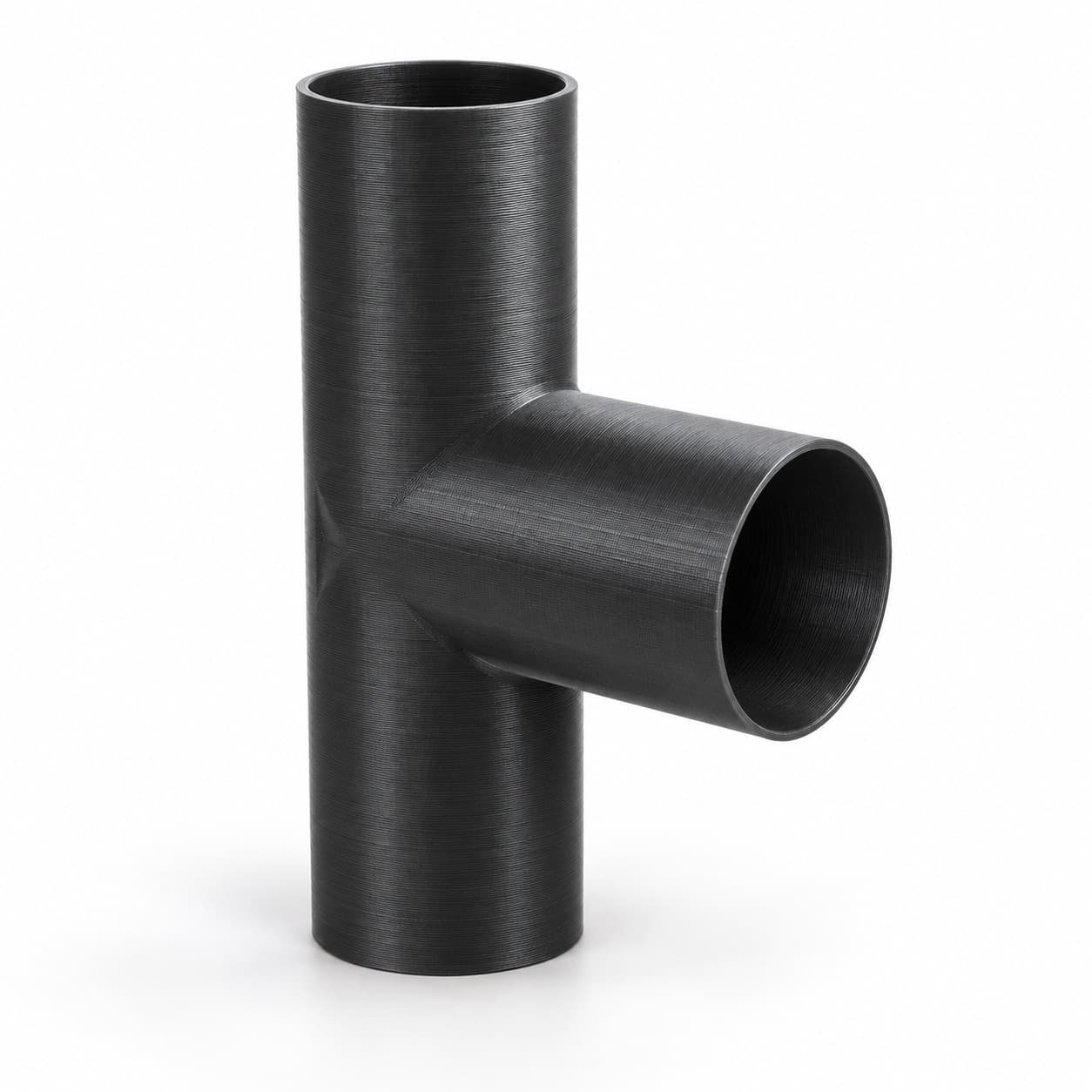 1-1/2 inch Tee Fitting - 3D Printed Dust Collection Fitting, product photo