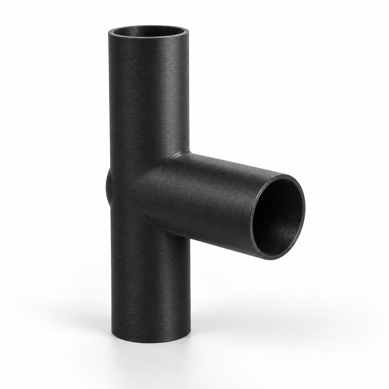 1 inch Tee Fitting - 3D Printed Dust Collection Fitting, product photo