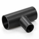 2 inch to 1-1/4 inch Tee Fitting - 3D Printed Dust Collection Fitting, product photo