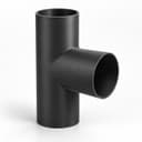 2-1/4 inch Tee Fitting - 3D Printed Dust Collection Fitting, product photo