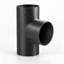 3-1/2 inch Tee Fitting - 3D Printed Dust Collection Fitting, product photo