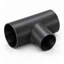 4 inch to 3-1/2 inch Tee Fitting - 3D Printed Dust Collection Fitting, product photo