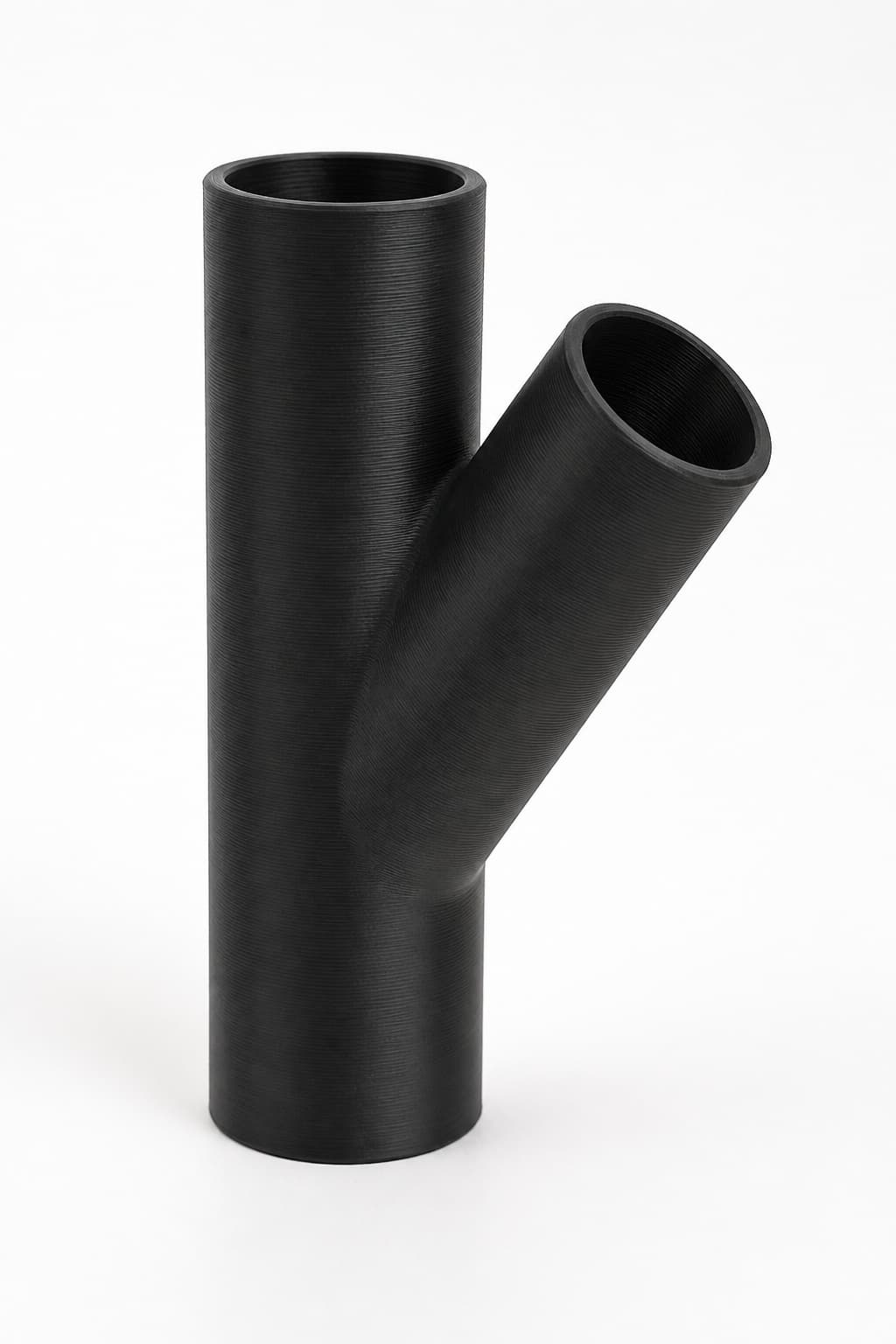 1-1/4 inch to 1 inch Wye Splitter - 3D Printed Dust Collection Fitting, product photo