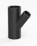2 inch to 1 inch Wye Splitter - 3D Printed Dust Collection Fitting, product photo