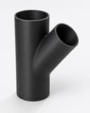 3-1/2 inch to 2-1/2 inch Wye Splitter - 3D Printed Dust Collection Fitting, product photo