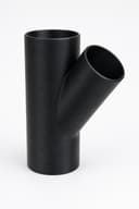 3 inch to 2-1/4 inch Wye Splitter - 3D Printed Dust Collection Fitting, product photo